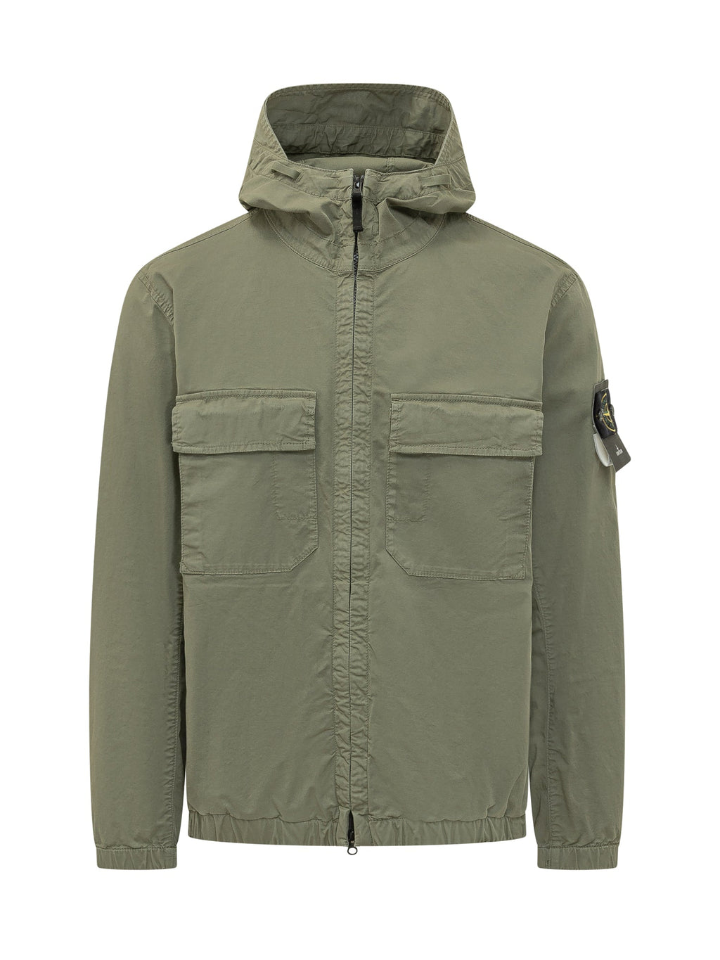 Hooded Jacket With Front Pockets Stone island – Гарантія оригінальності – боковий вид