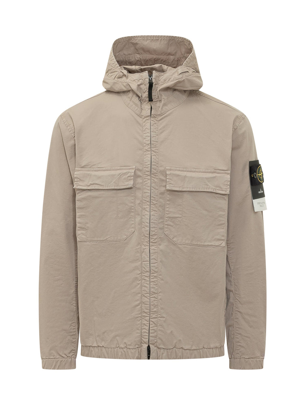 Hooded Jacket With Front Pockets Stone island – Гарантія оригінальності – боковий вид