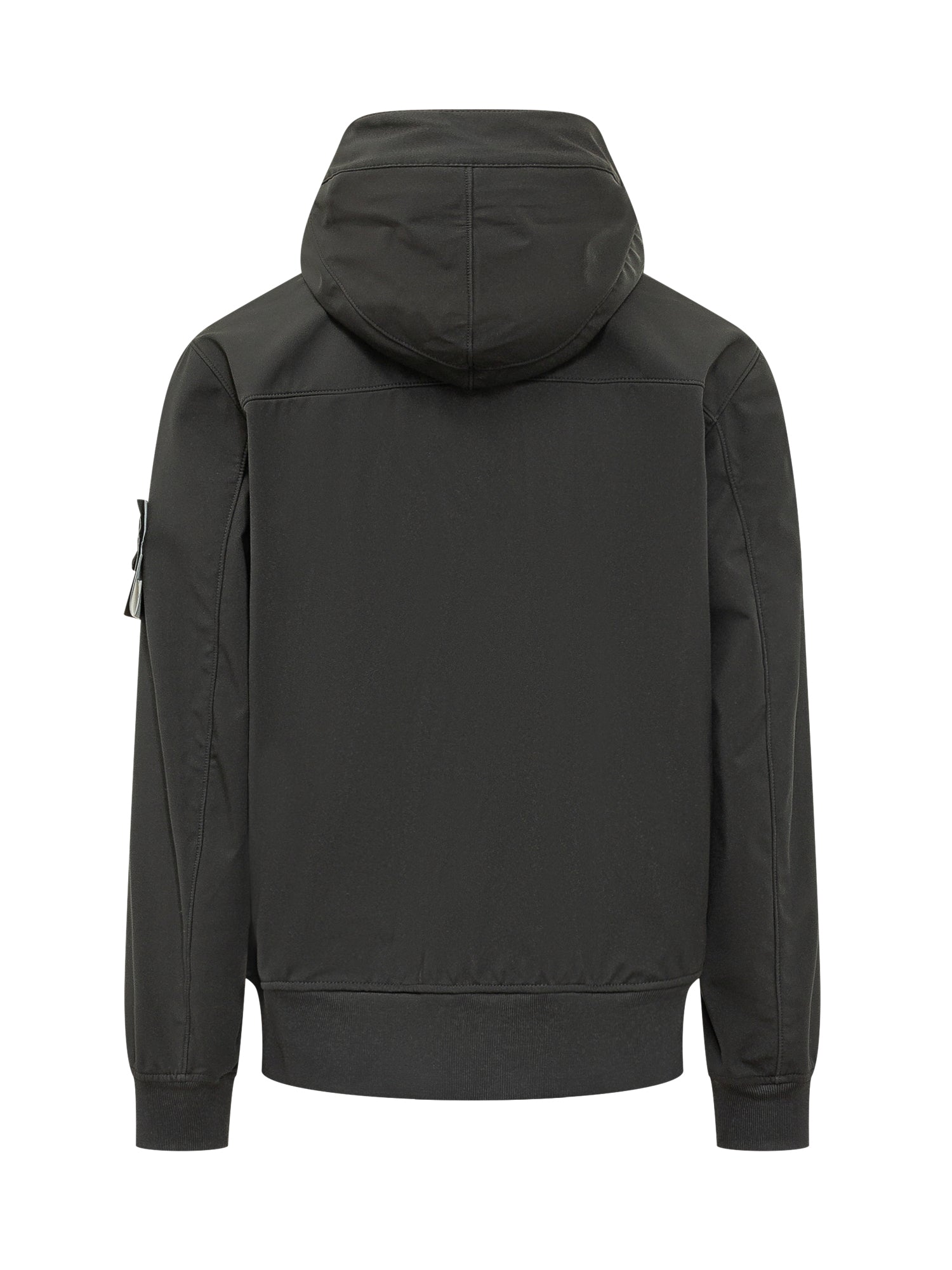 Hooded Jacket With Button Closure Stone island оригінал – Купити в Україні – вид ззаду