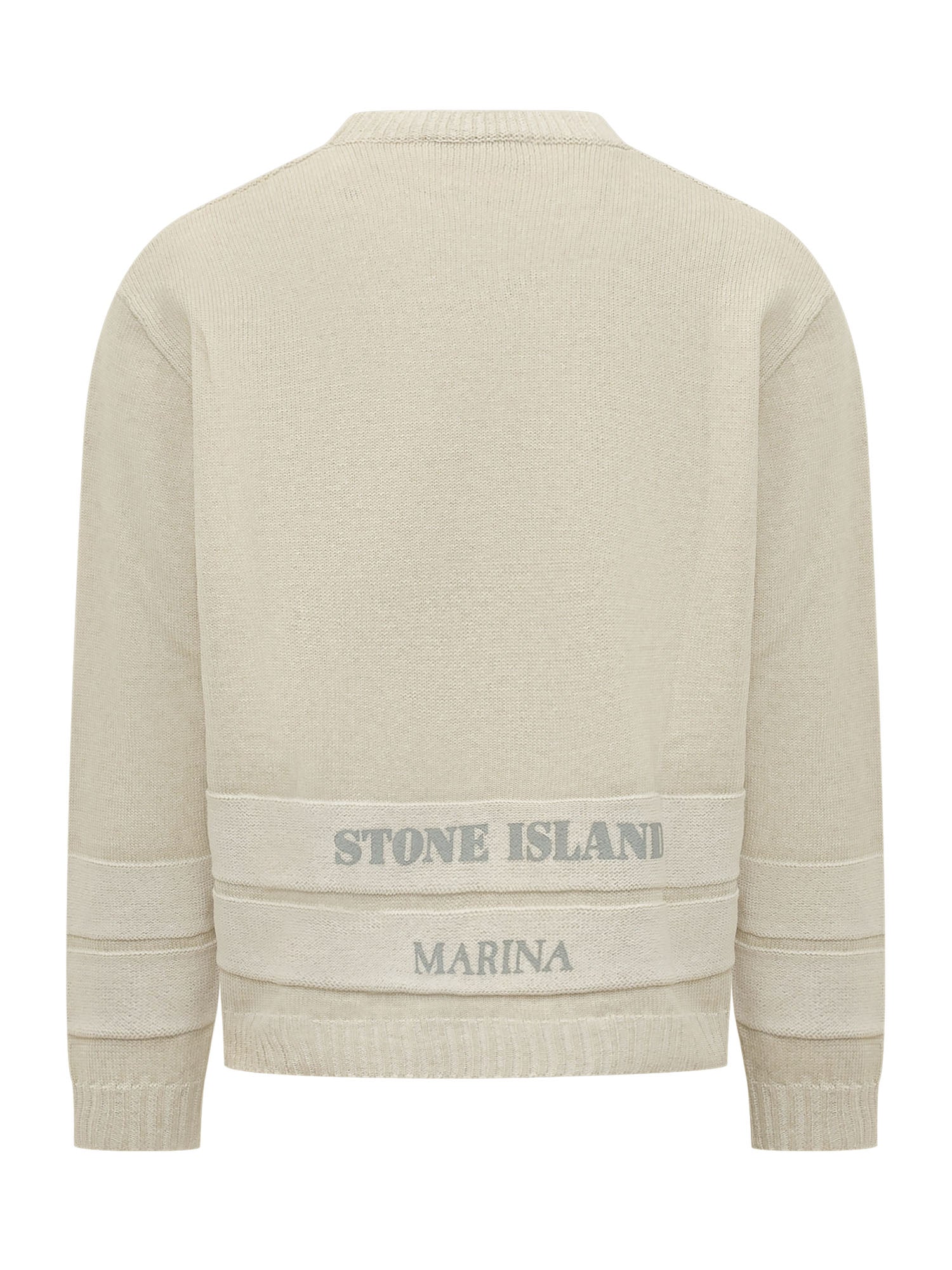 Crewneck Knit Sweater Stone island оригінал – Купити в Україні – вид ззаду