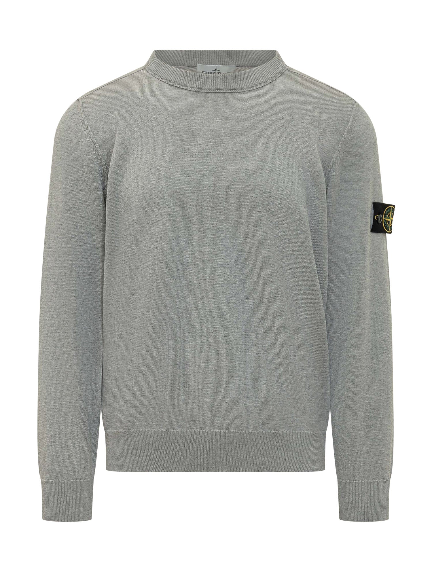 Long Sleeve Crew Neck Sweatshirt Stone island – Гарантія оригінальності – боковий вид