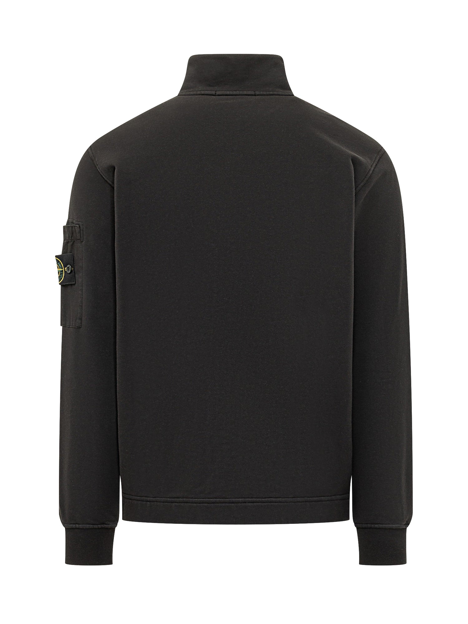 Zip-Up Sweatshirt With High Neck Stone island – Гарантія оригінальності – вид ззаду