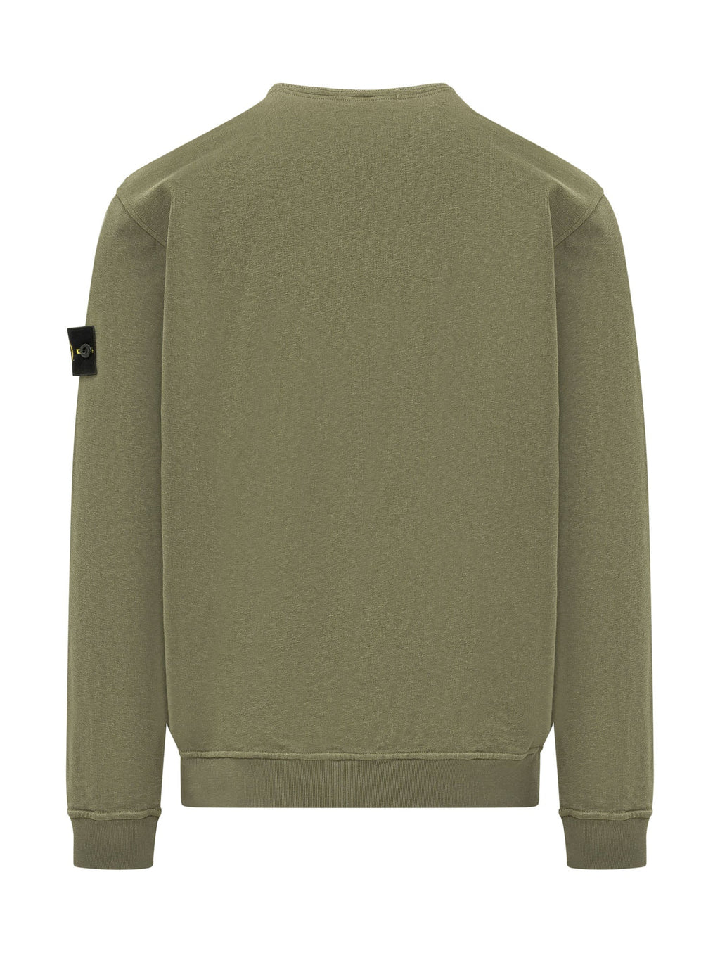 Crewneck Sweatshirt With Logo Patch Stone island – Гарантія оригінальності – вид ззаду