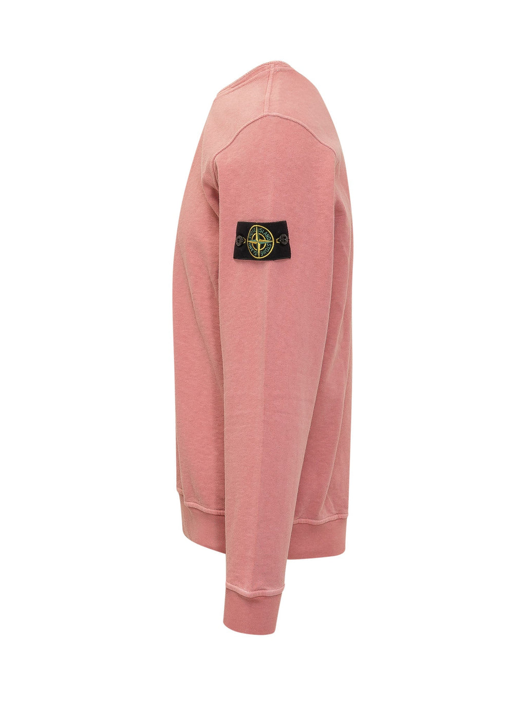 Crewneck Sweatshirt With Sleeve Patch Stone island оригінал – Купити в Україні – детальний вид