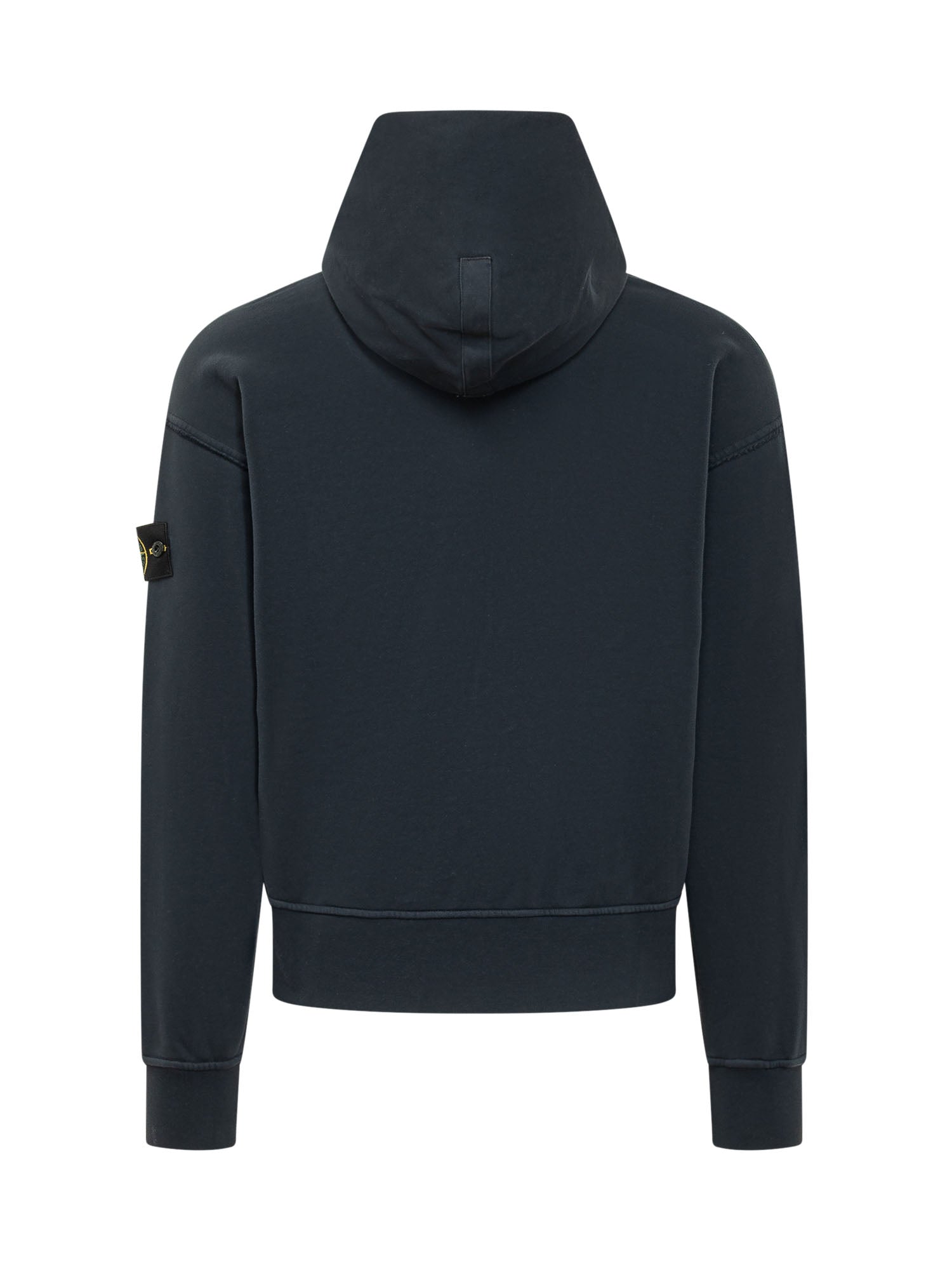 Оригінальна Hooded Sweatshirt With Zip Stone island – вид ззаду
