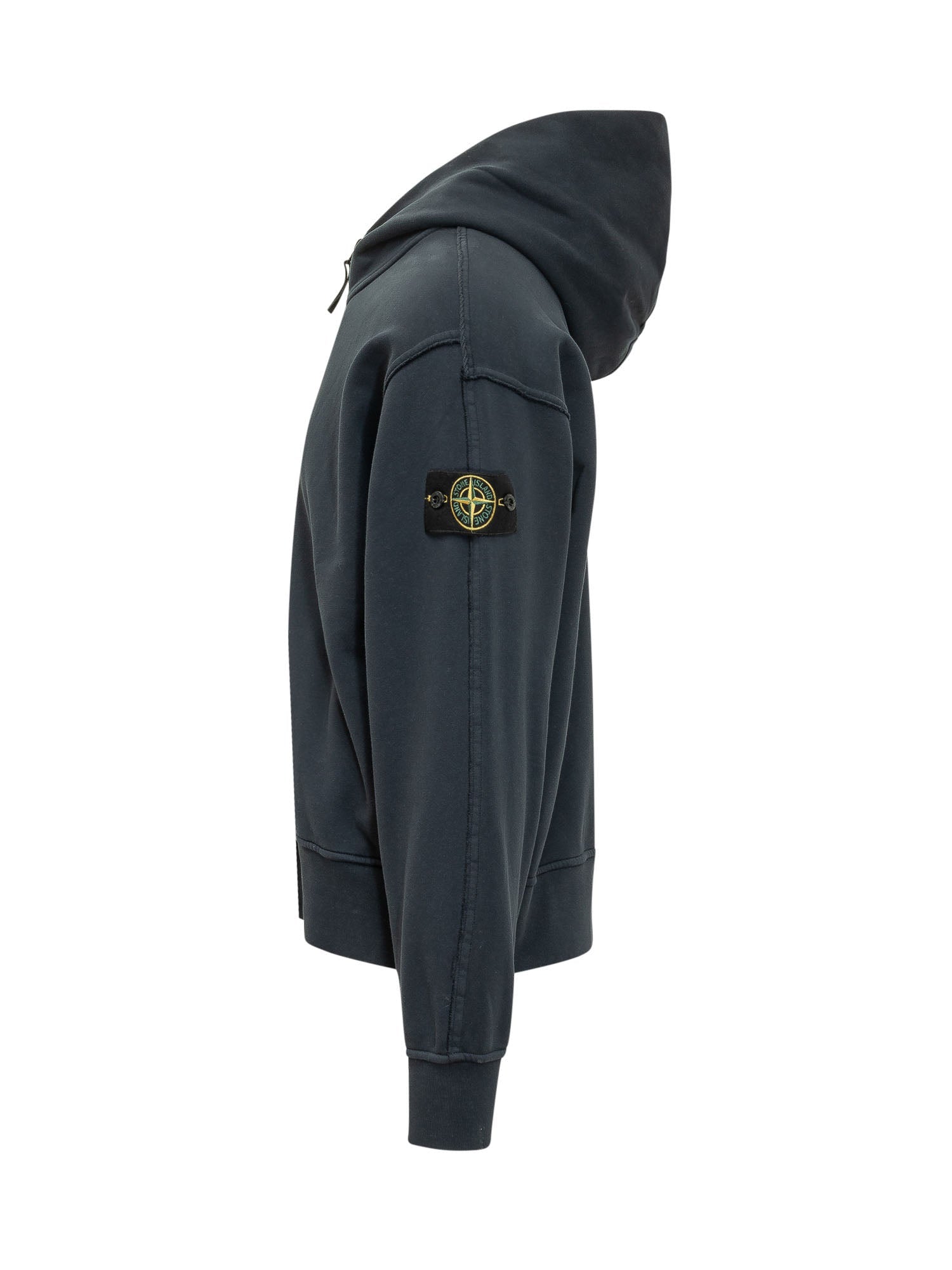 Оригінальна Hooded Sweatshirt With Zip Stone island – детальний вид