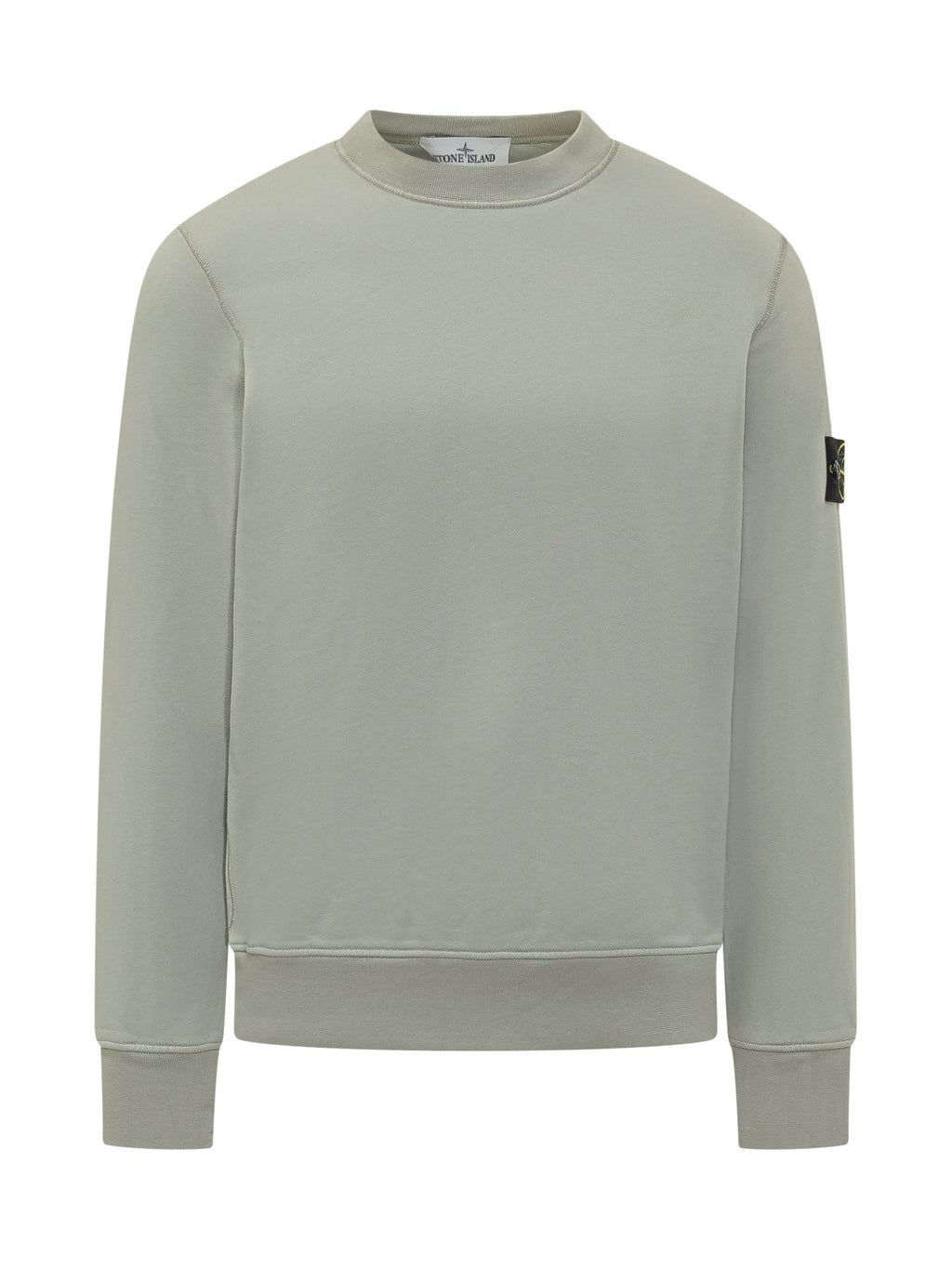 Crew-Neck Knit Sweatshirt Stone island оригінал – Купити в Україні – боковий вид
