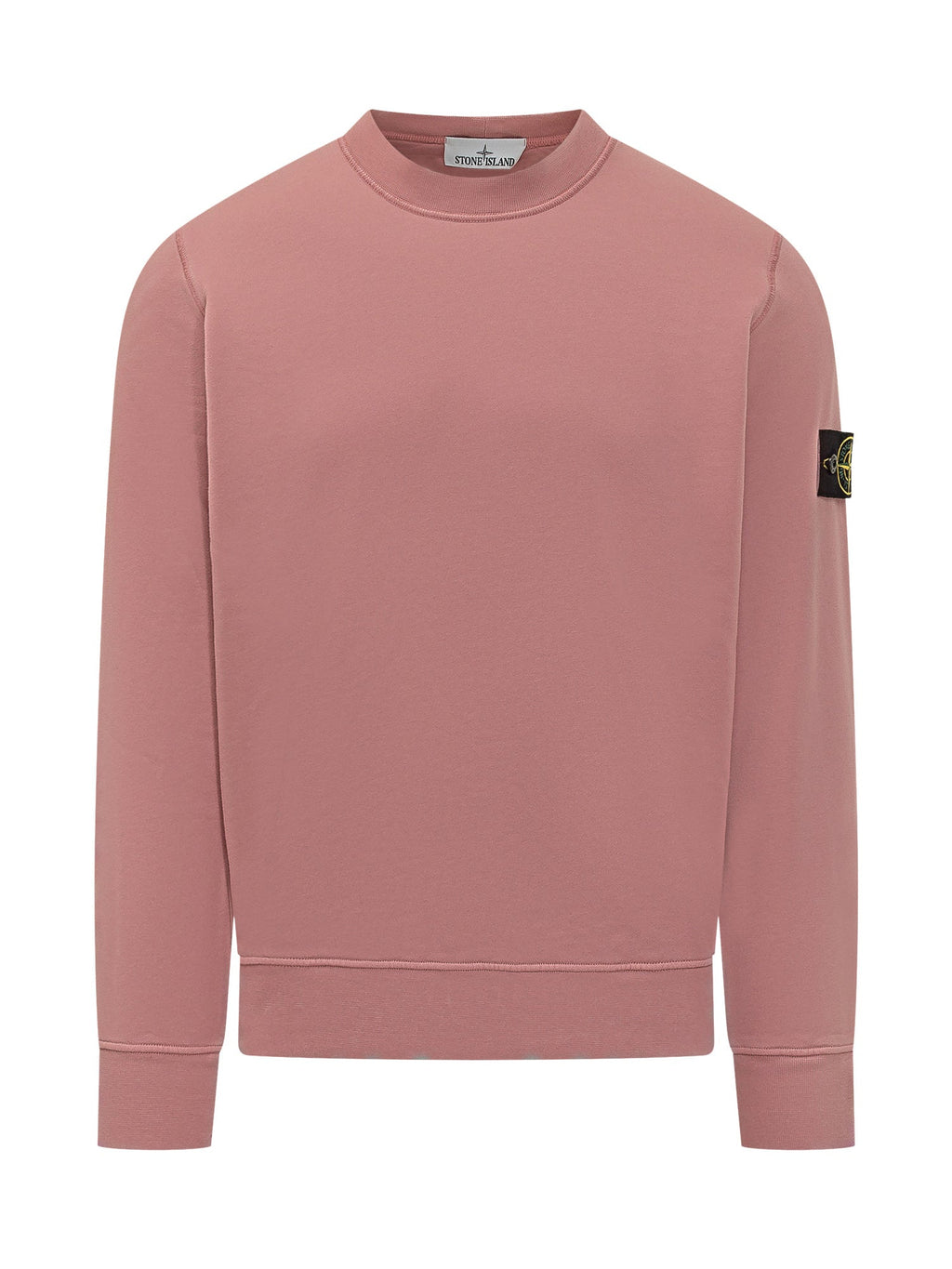 Crew-Neck Knit Sweatshirt Stone island оригінал – Купити в Україні – боковий вид