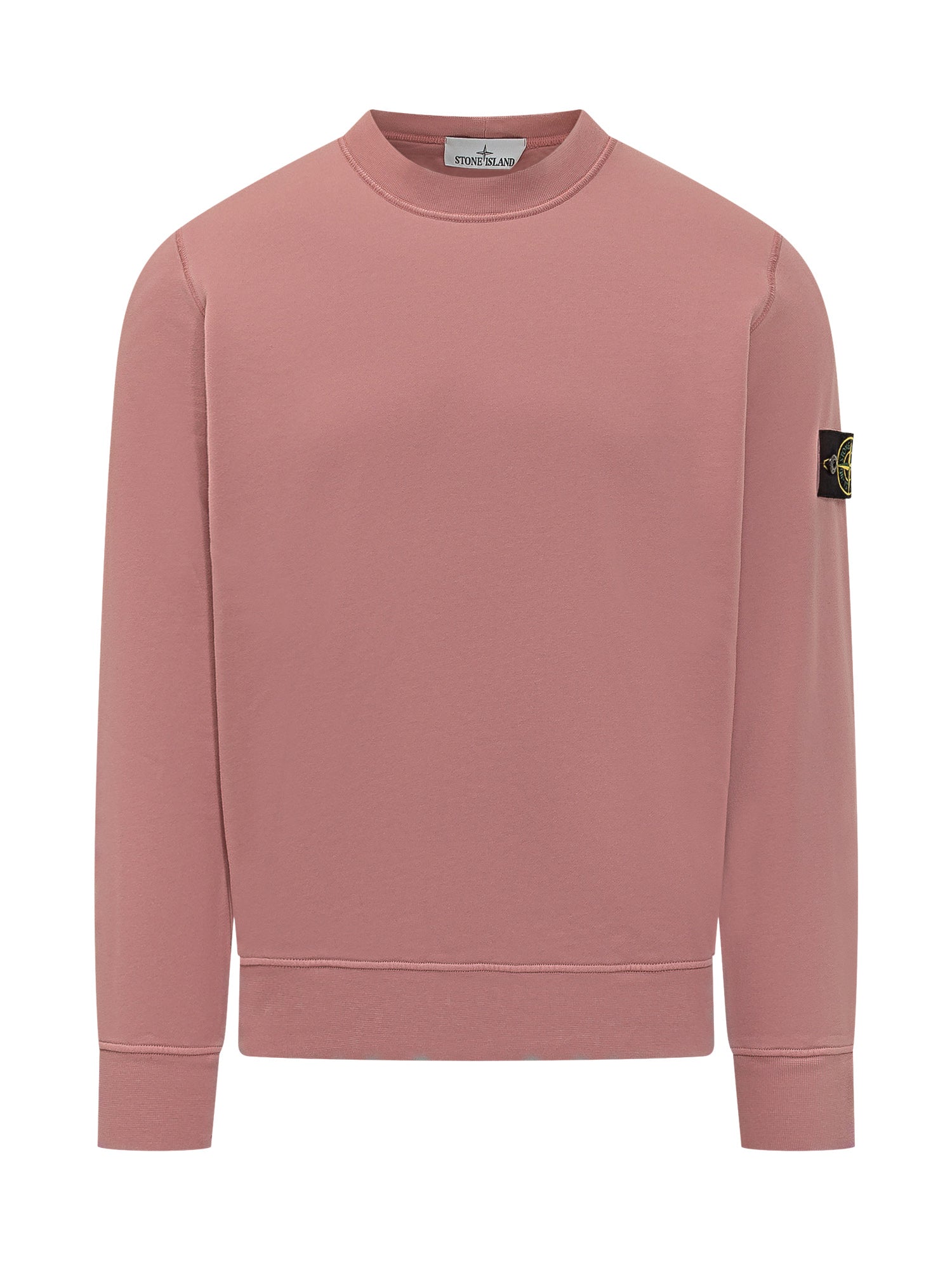 Crew-Neck Knit Sweatshirt Stone island оригінал – Купити в Україні – боковий вид