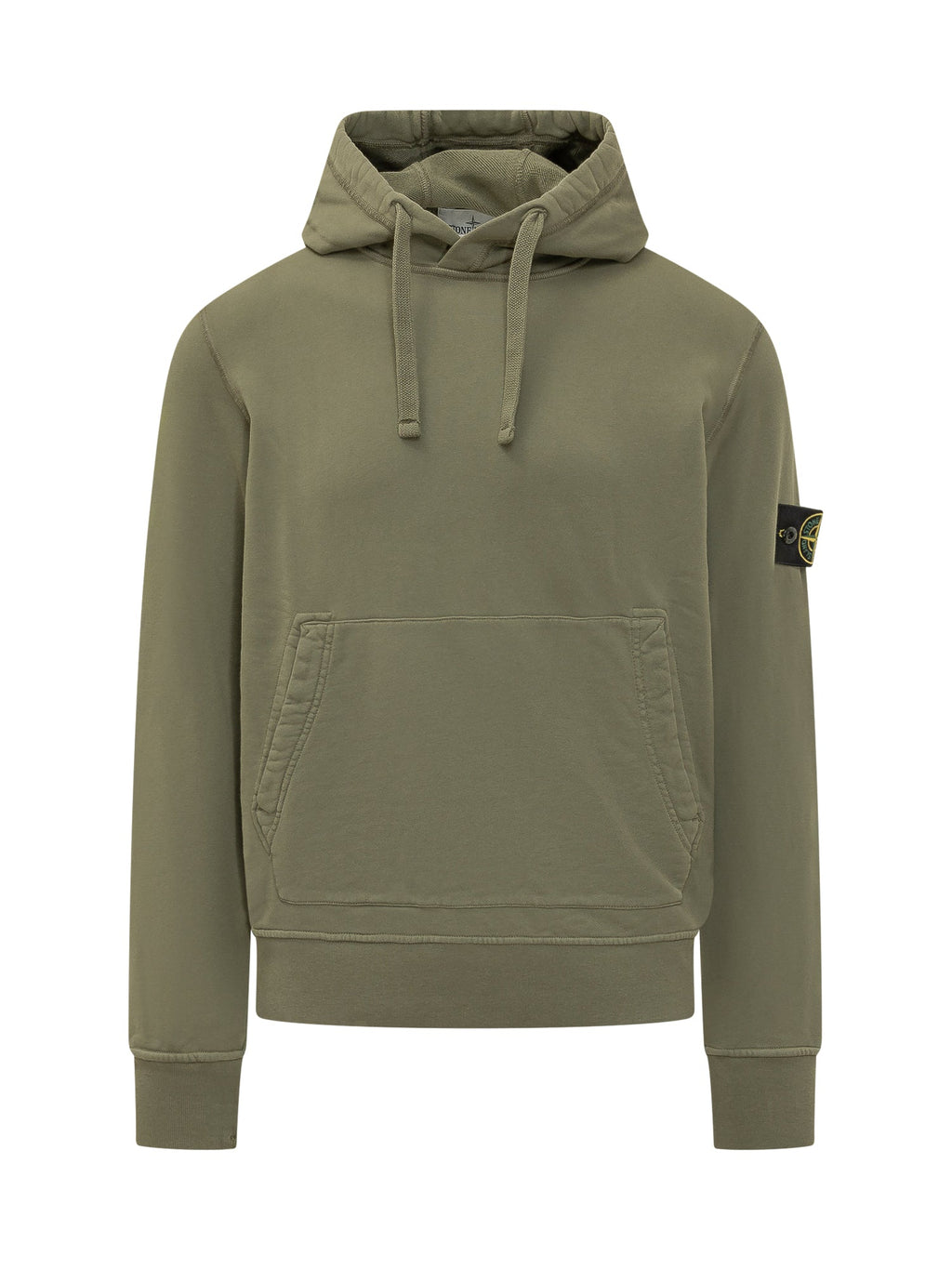 Оригінальна Hooded Sweatshirt With Front Pocket Stone island – боковий вид