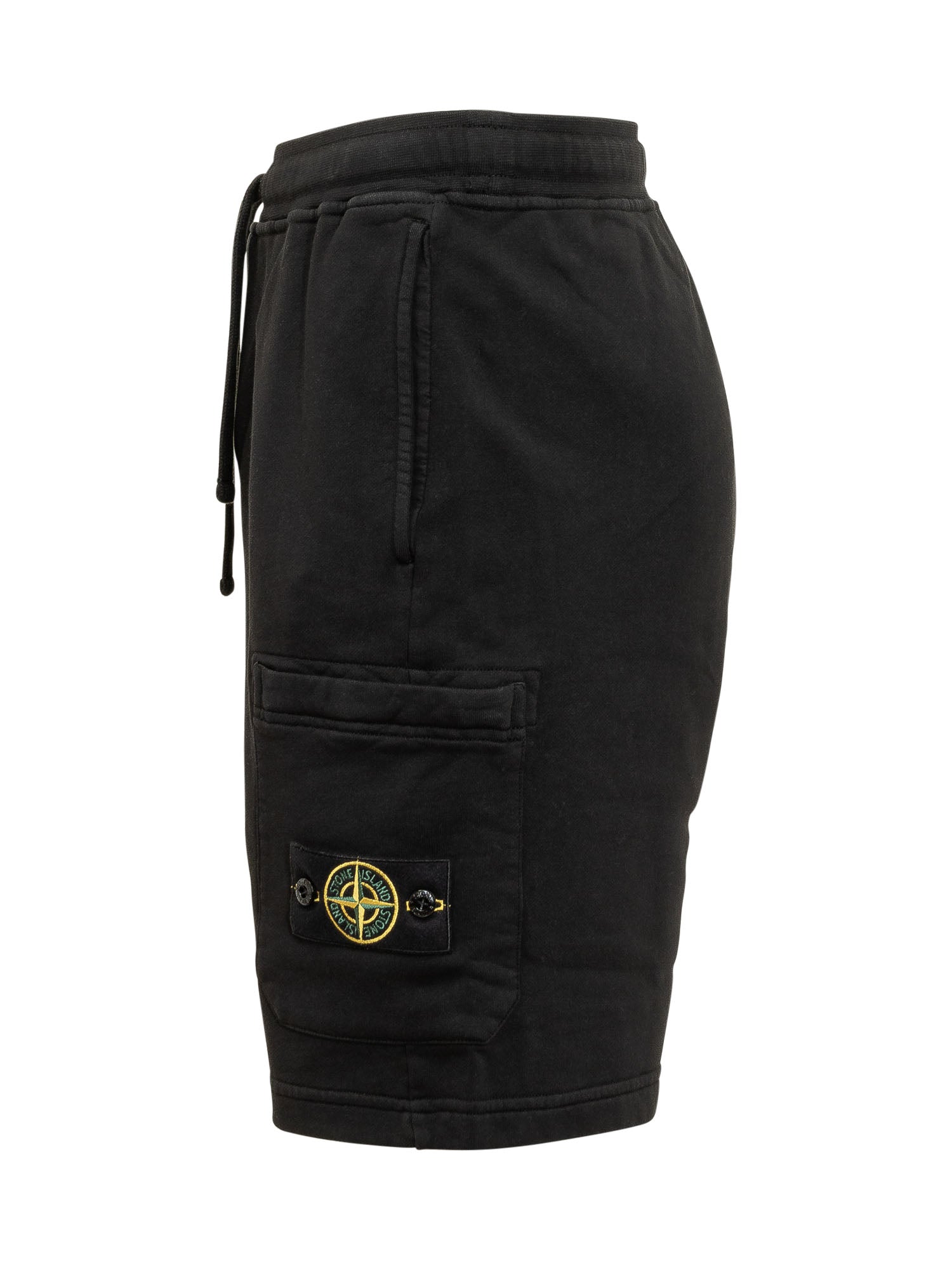 Shorts With Drawstring And Patch Pocket Stone island оригінал – Купити в Україні – детальний вид