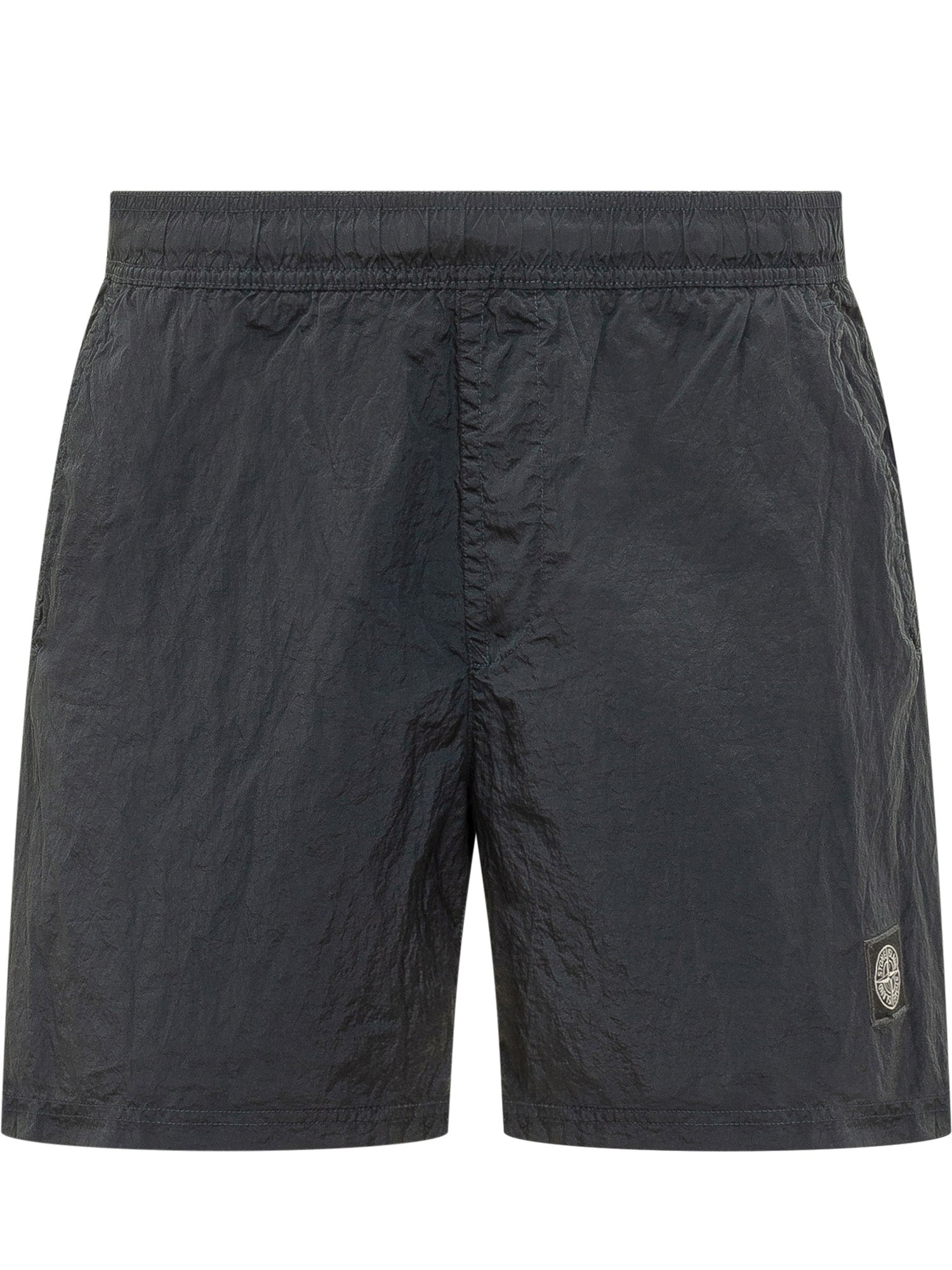 Elastic Waist Bermuda Shorts Stone island оригінал – Купити в Україні – боковий вид