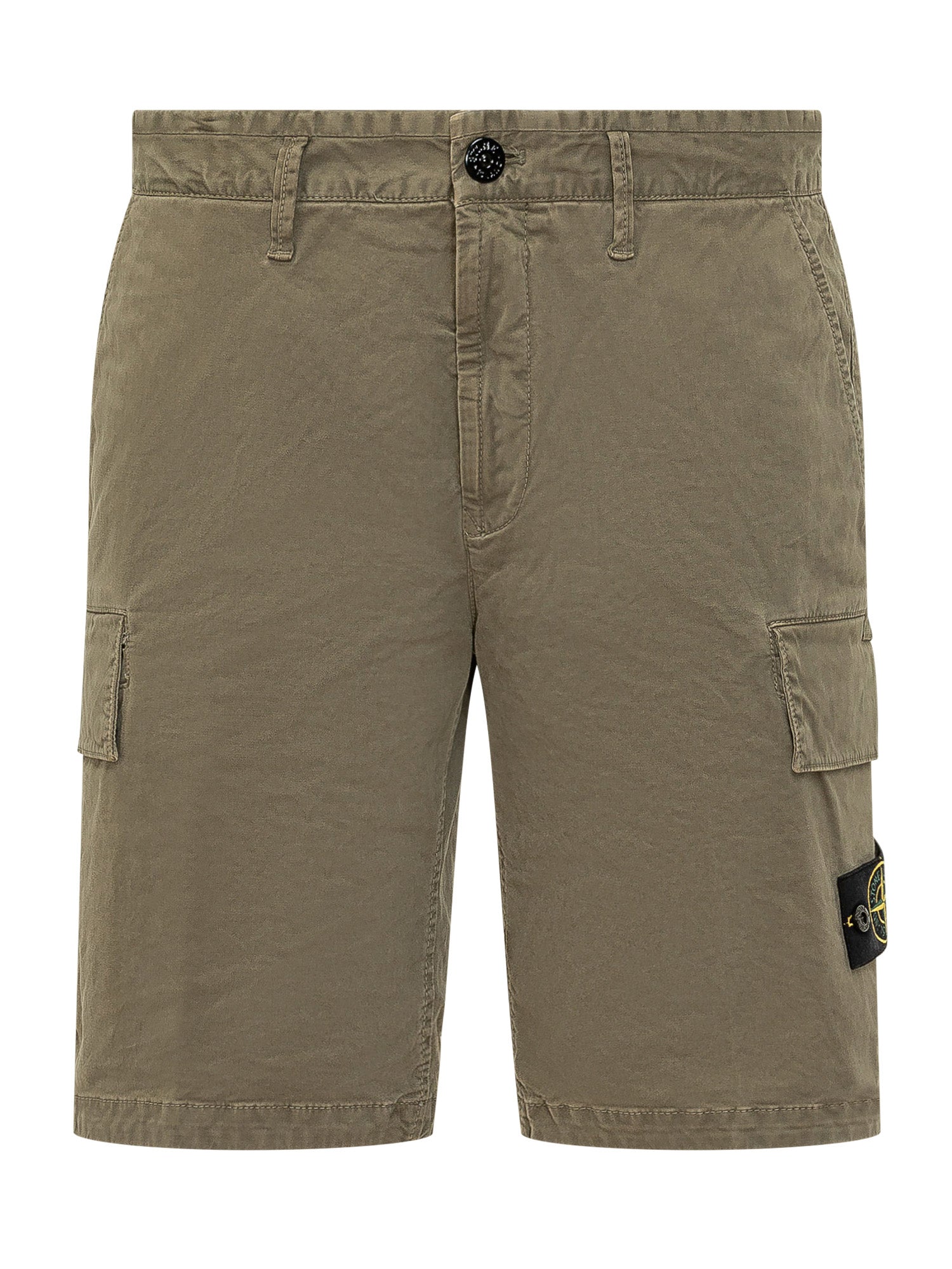 Оригінальна Cargo Bermuda Shorts With Pockets Stone island – боковий вид