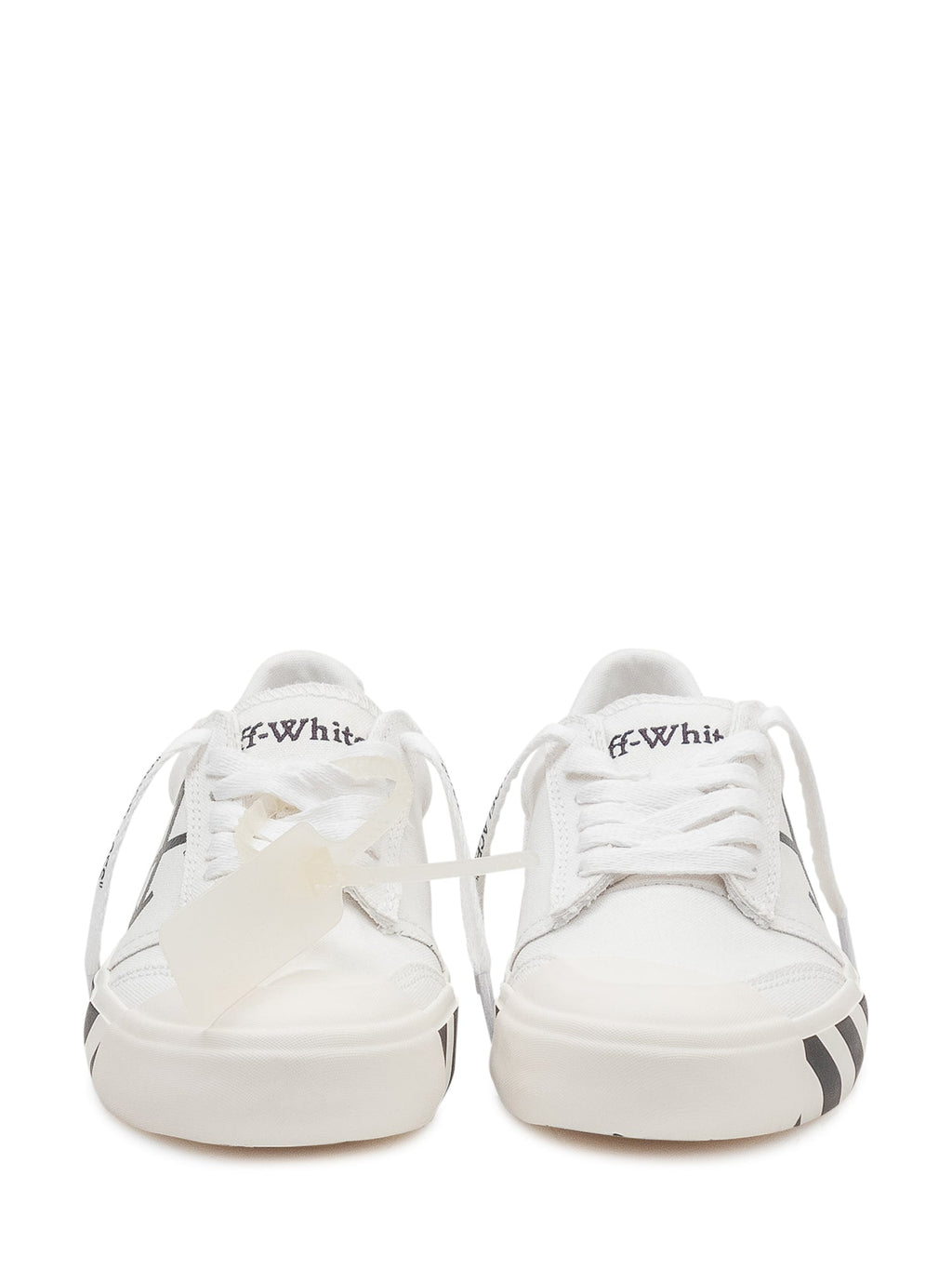 Vulcanized Sneakers With Laces And Print Off-white оригінал – Купити в Україні – вид ззаду