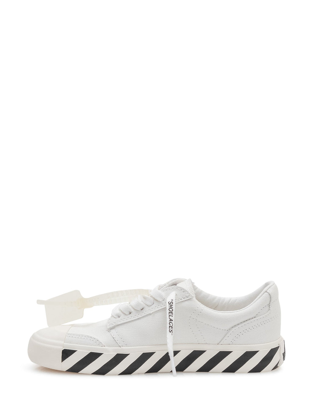 Vulcanized Sneakers With Laces And Print Off-white оригінал – Купити в Україні – збільшений вид