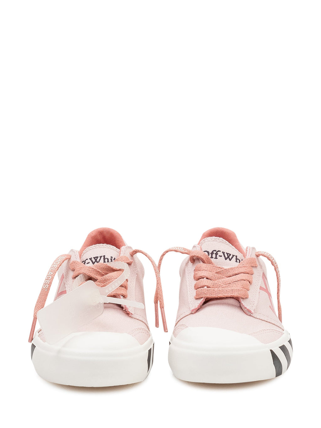 Vulcanized Sneakers With Laces And Print Off-white оригінал – Купити в Україні – вид ззаду