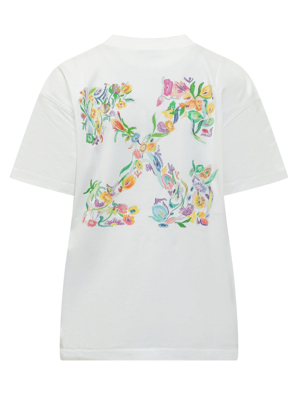 Arrow Glowing Flower T-Shirt Off-white оригінал – Купити в Україні – вид ззаду