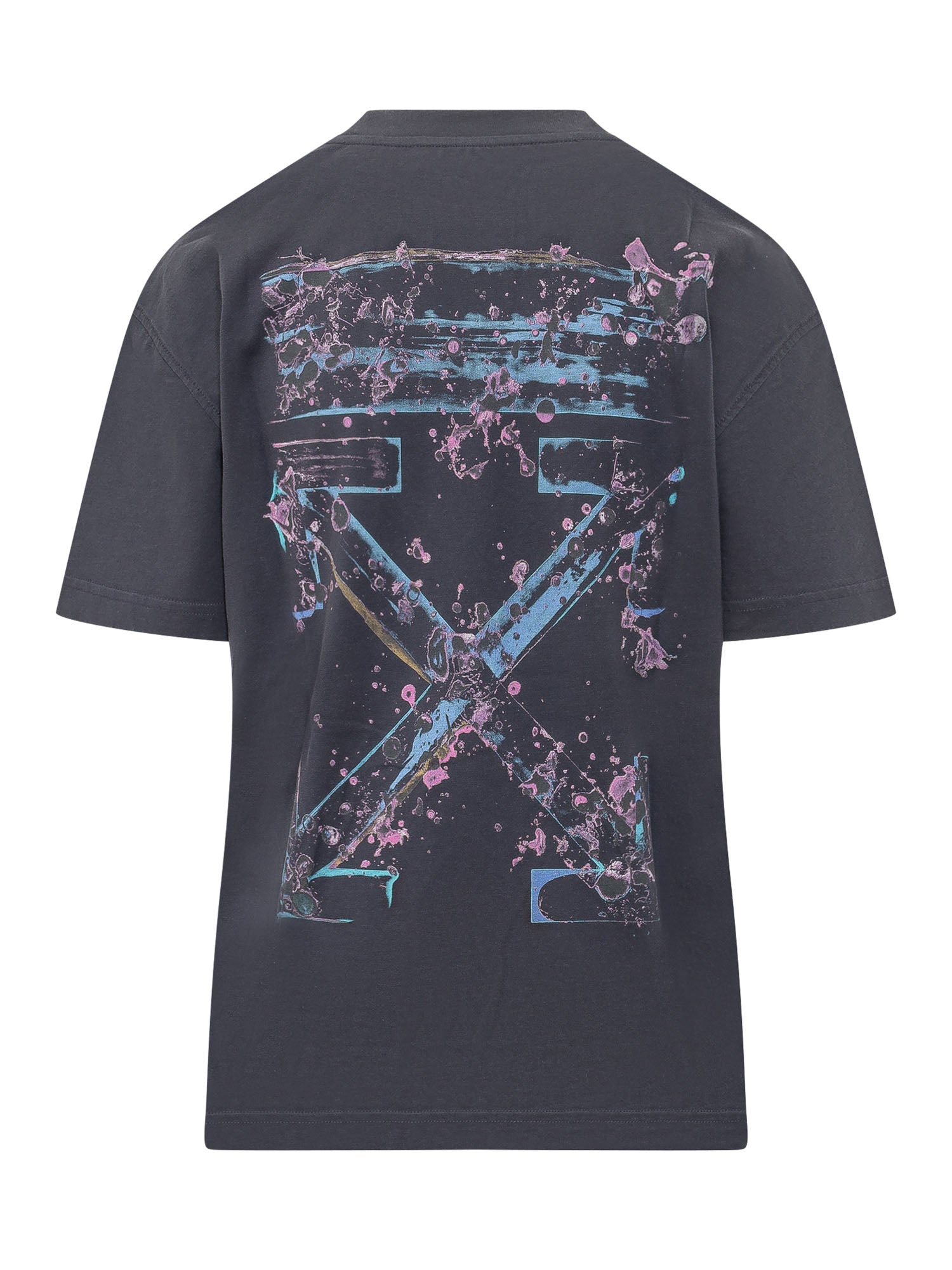 Watercolor Graphic T-Shirt Off-white – Гарантія оригінальності – вид ззаду
