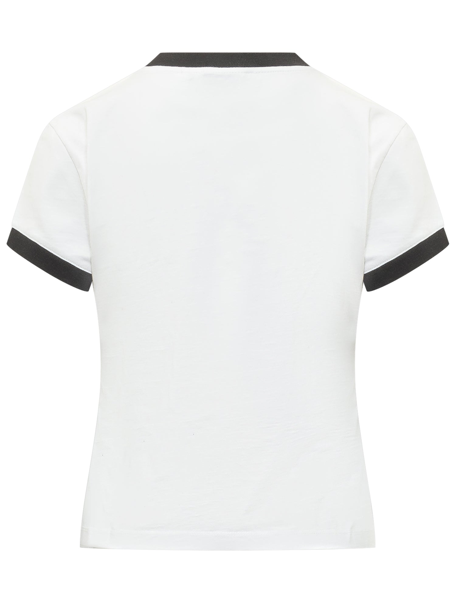 Script Fitted T-Shirt Off-white – Гарантія оригінальності – вид ззаду