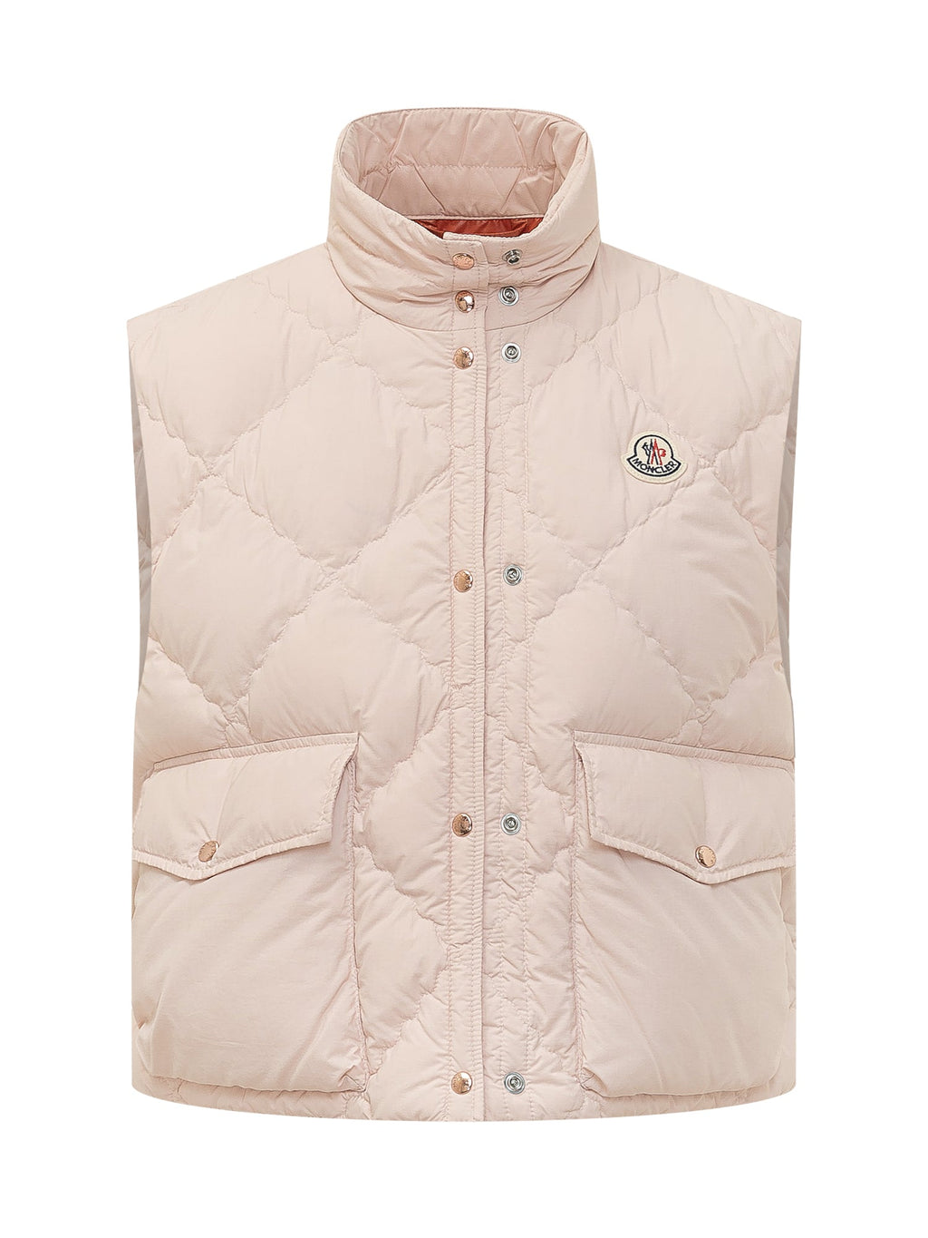Biois Quilted Down Vest With Diamond Stitching Moncler – Гарантія оригінальності – боковий вид