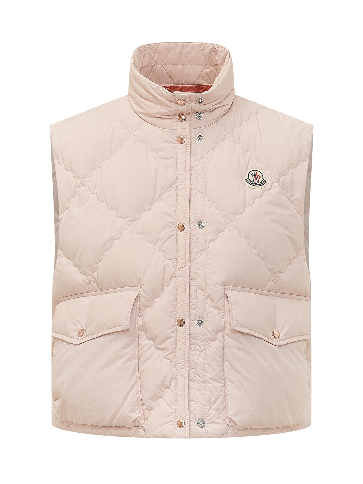 Biois Quilted Down Vest With Diamond Stitching Moncler – Гарантія оригінальності – боковий вид