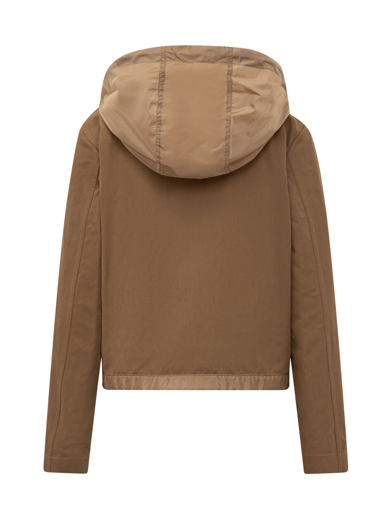 Оригінальна Hooded Jacket With Patch Pockets Moncler – вид ззаду