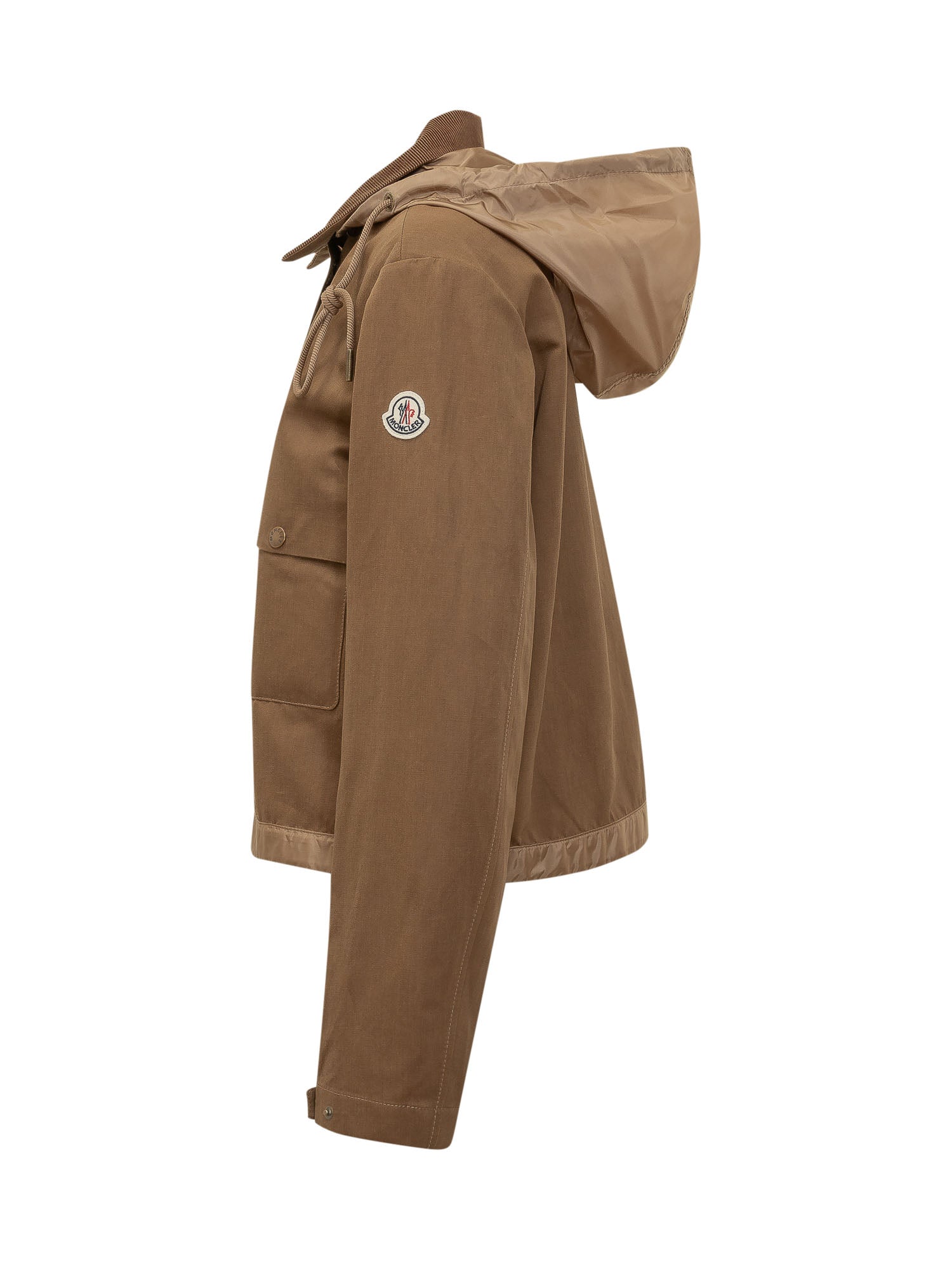 Оригінальна Hooded Jacket With Patch Pockets Moncler – детальний вид