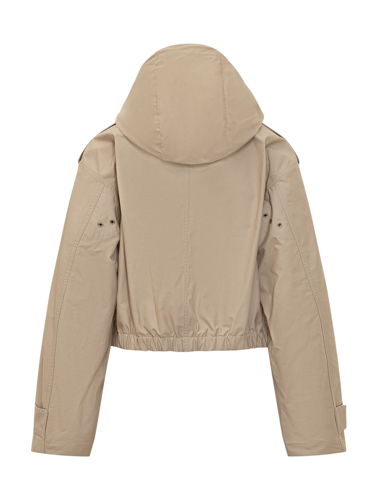 Carex Jacket With Hood And Pockets Moncler – Гарантія оригінальності – вид ззаду