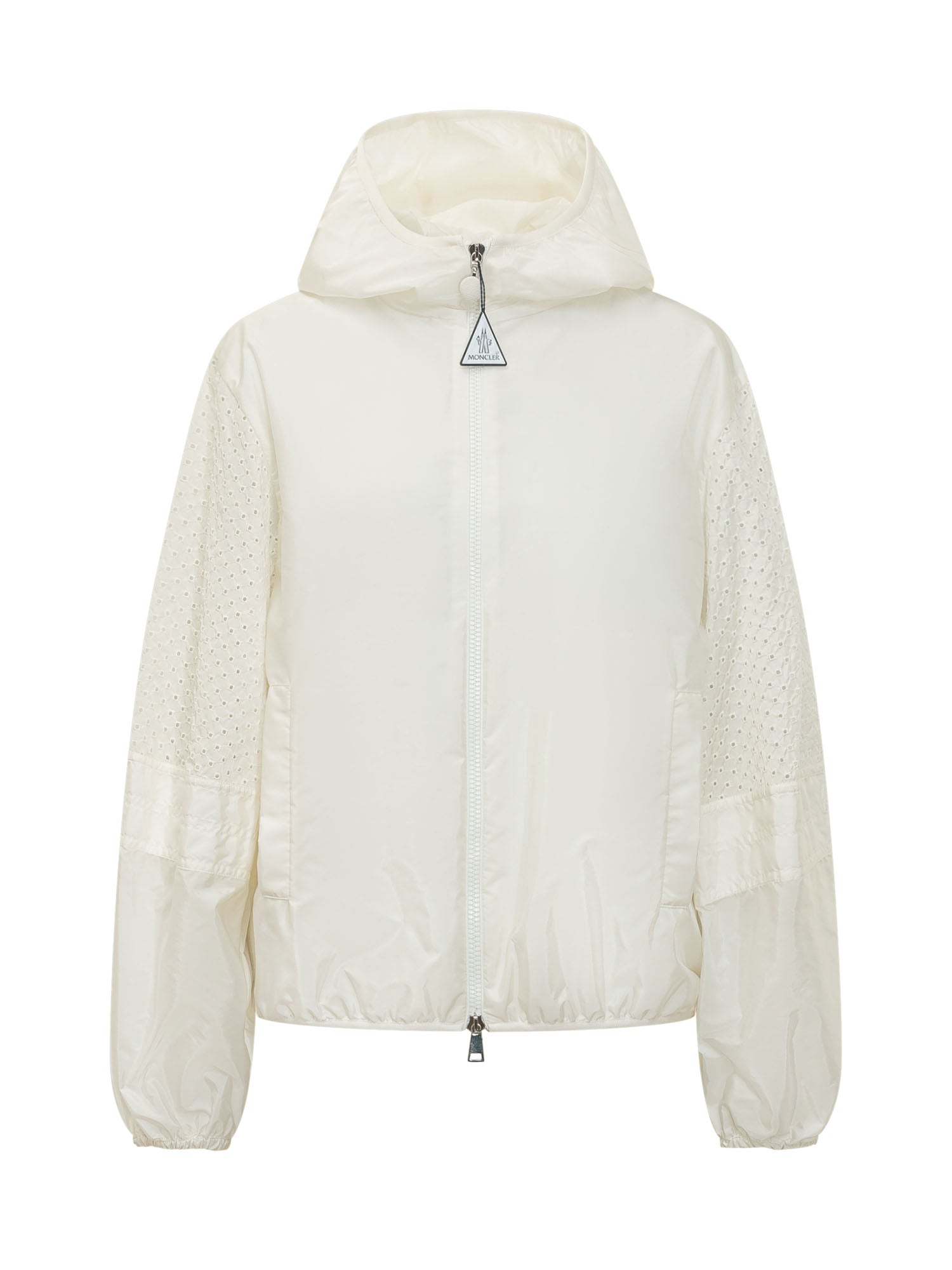 Zelkova Jacket With Hood And Zip Moncler – Гарантія оригінальності – боковий вид