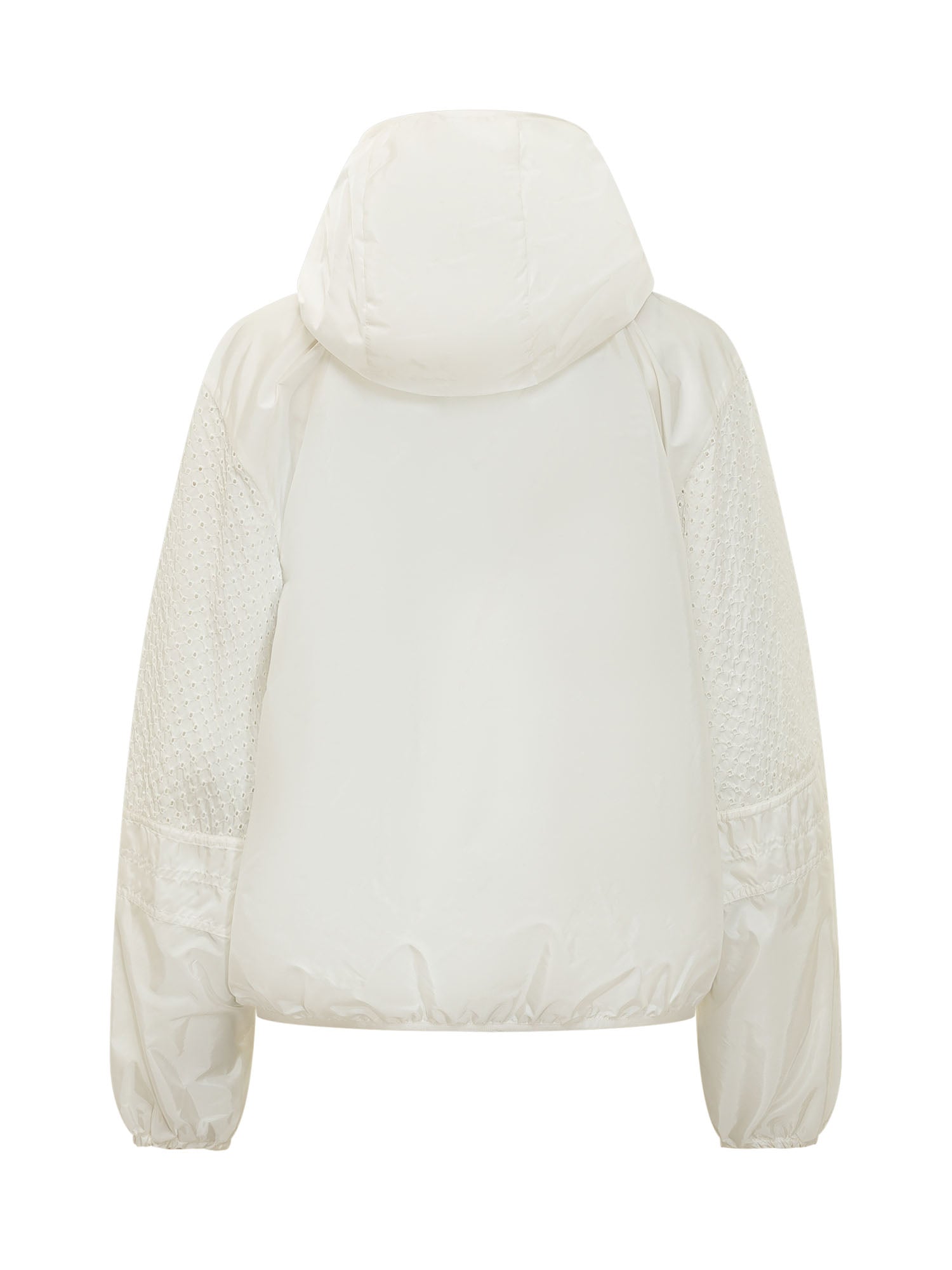 Zelkova Jacket With Hood And Zip Moncler – Гарантія оригінальності – вид ззаду