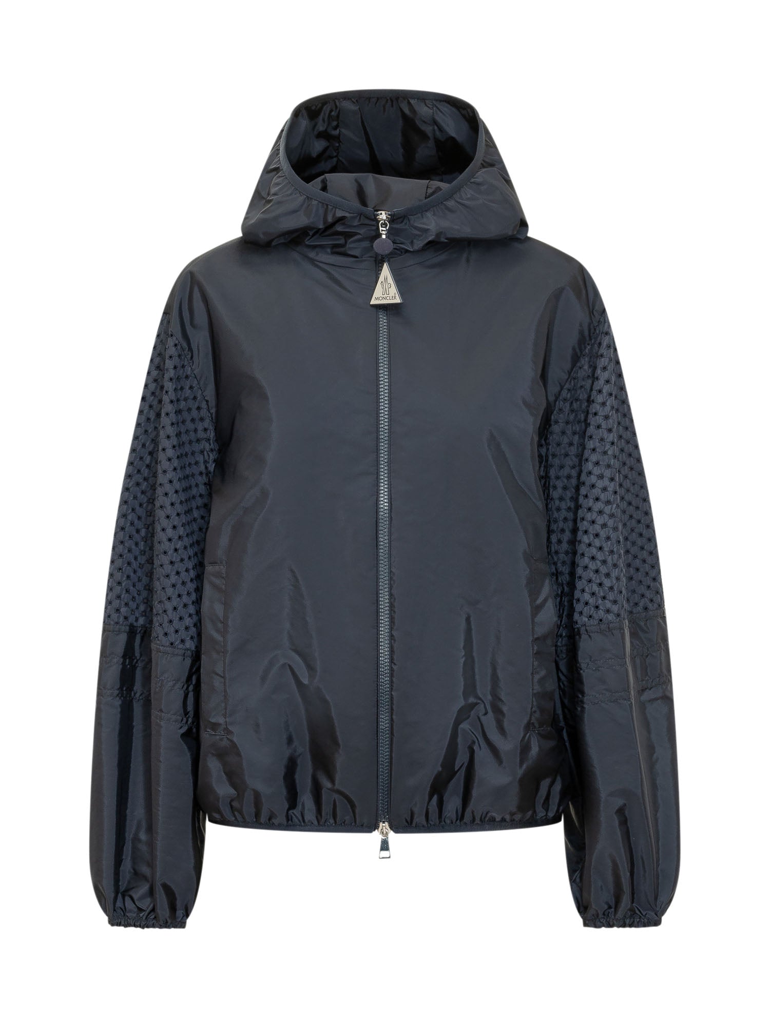 Zelkova Jacket With Hood And Zip Moncler – Гарантія оригінальності – боковий вид