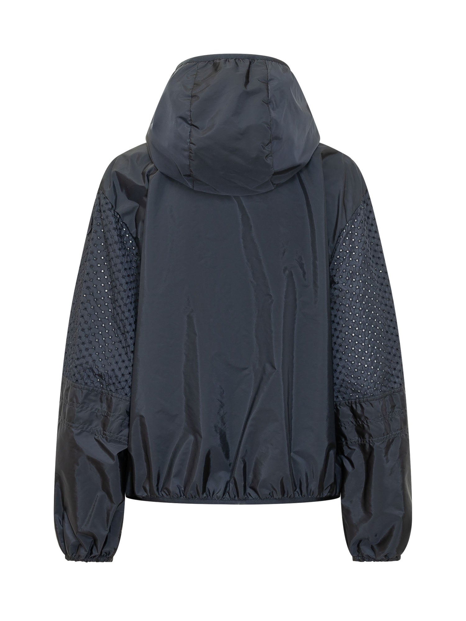 Zelkova Jacket With Hood And Zip Moncler – Гарантія оригінальності – вид ззаду