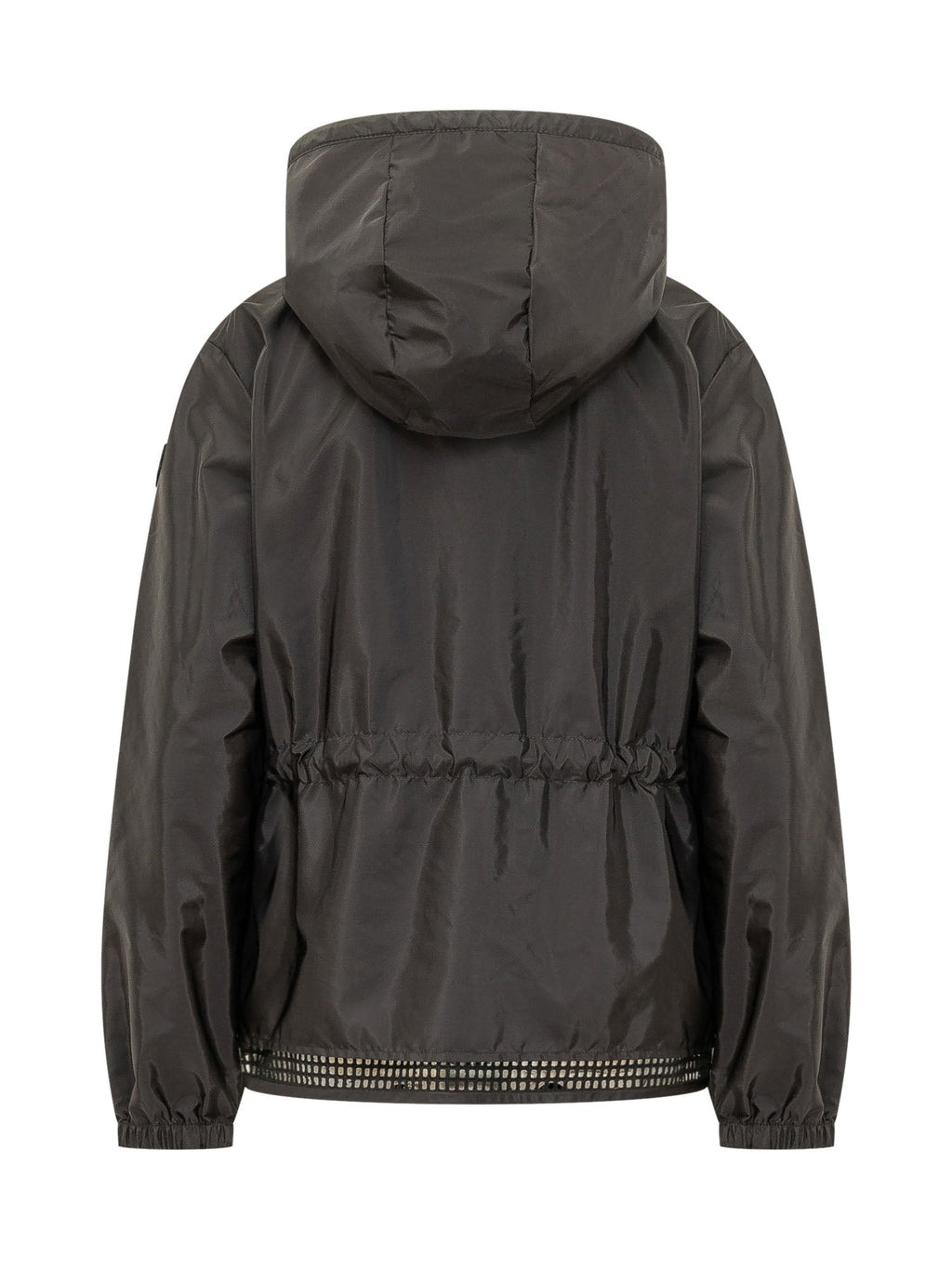 Оригінальна Hooded Jacket With Drawstring Waist Moncler – вид ззаду