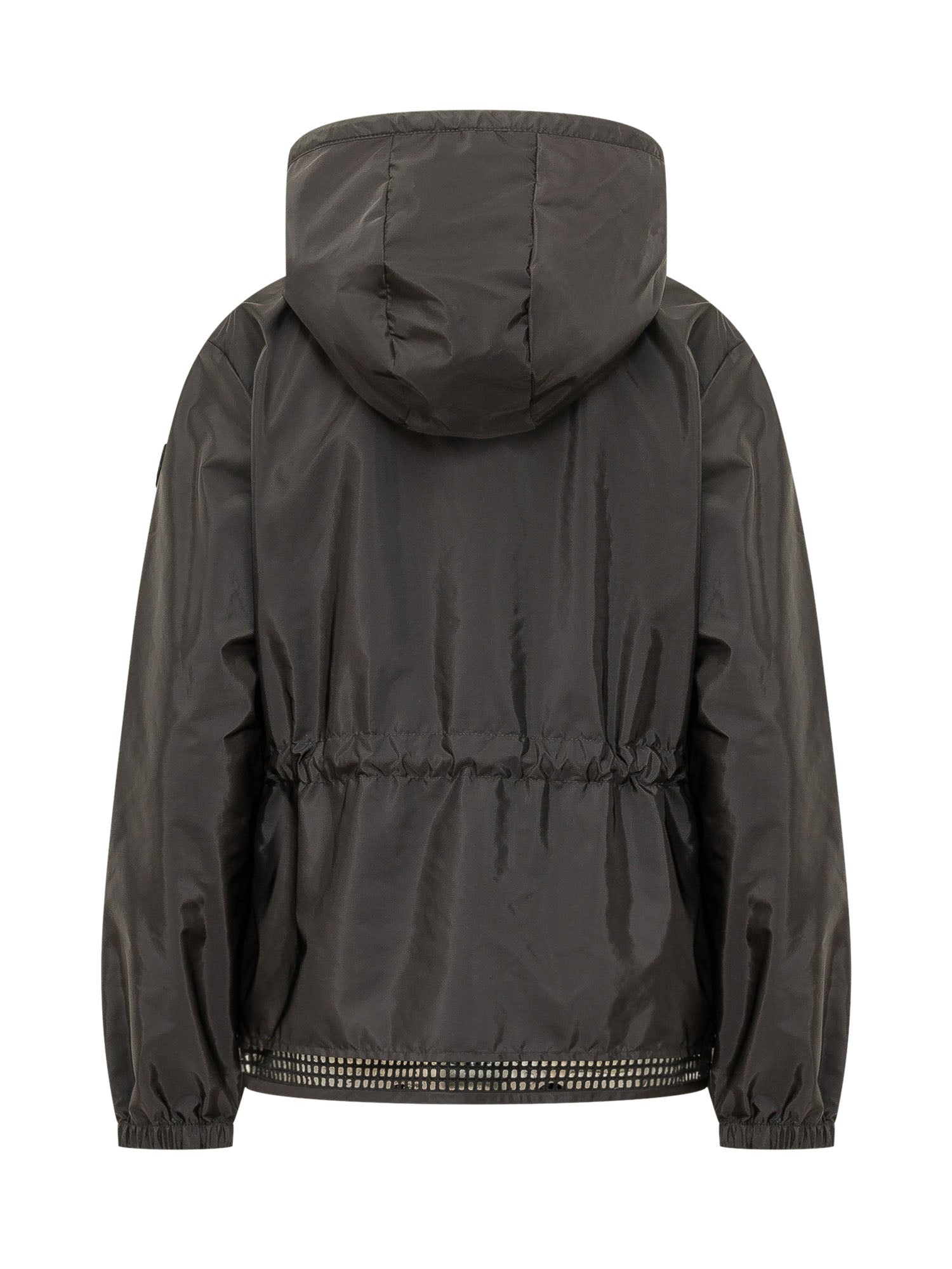 Оригінальна Hooded Jacket With Drawstring Waist Moncler – вид ззаду