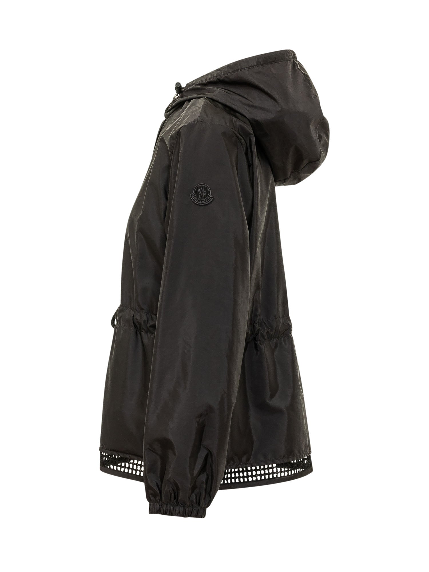 Оригінальна Hooded Jacket With Drawstring Waist Moncler – детальний вид