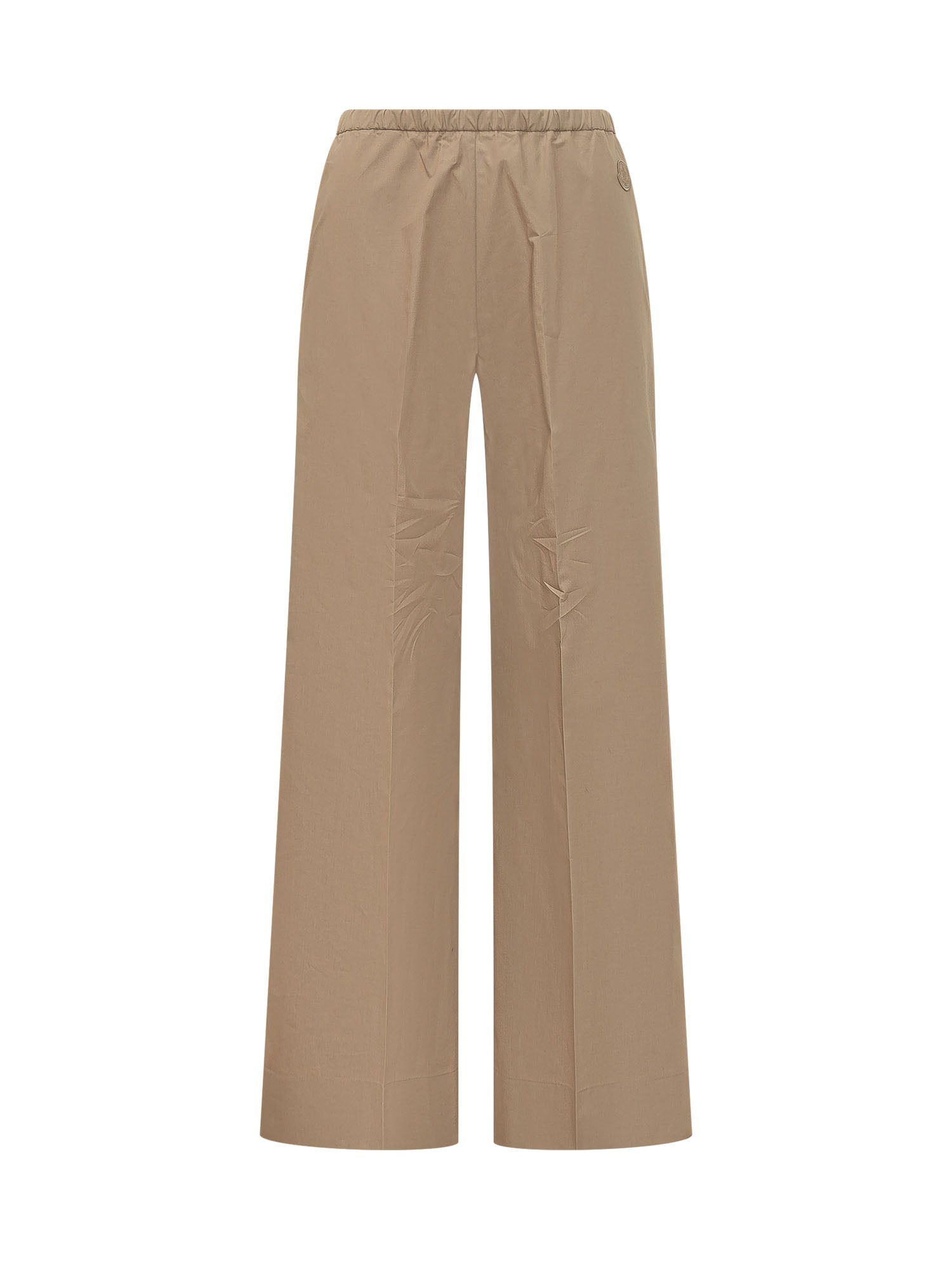 Straight Leg Pants With Elastic Waist Moncler – Гарантія оригінальності – боковий вид