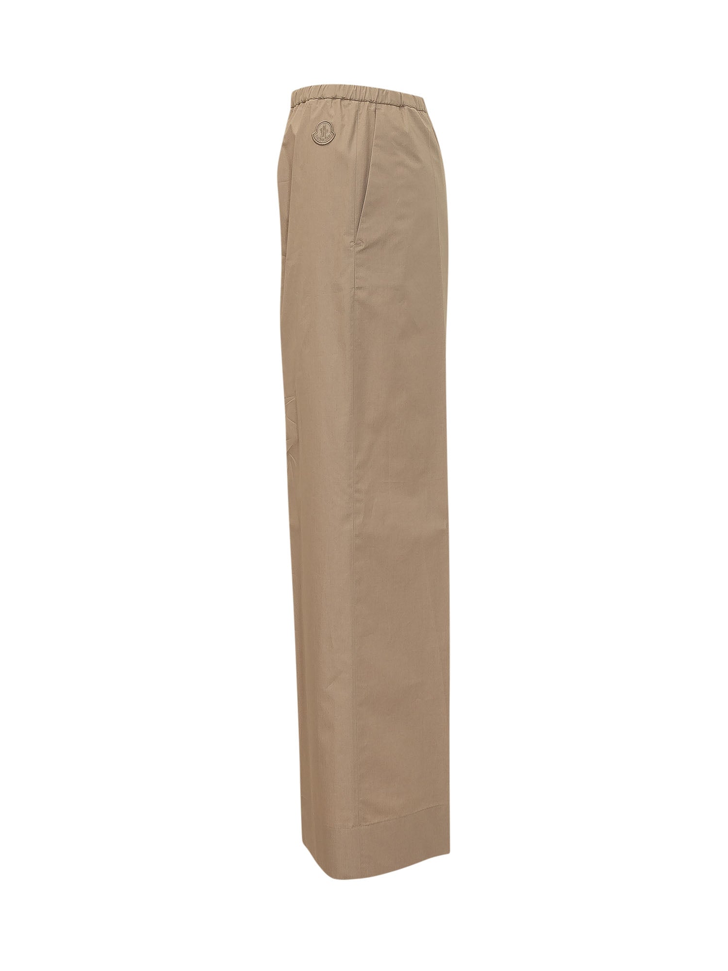 Straight Leg Pants With Elastic Waist Moncler – Гарантія оригінальності – детальний вид
