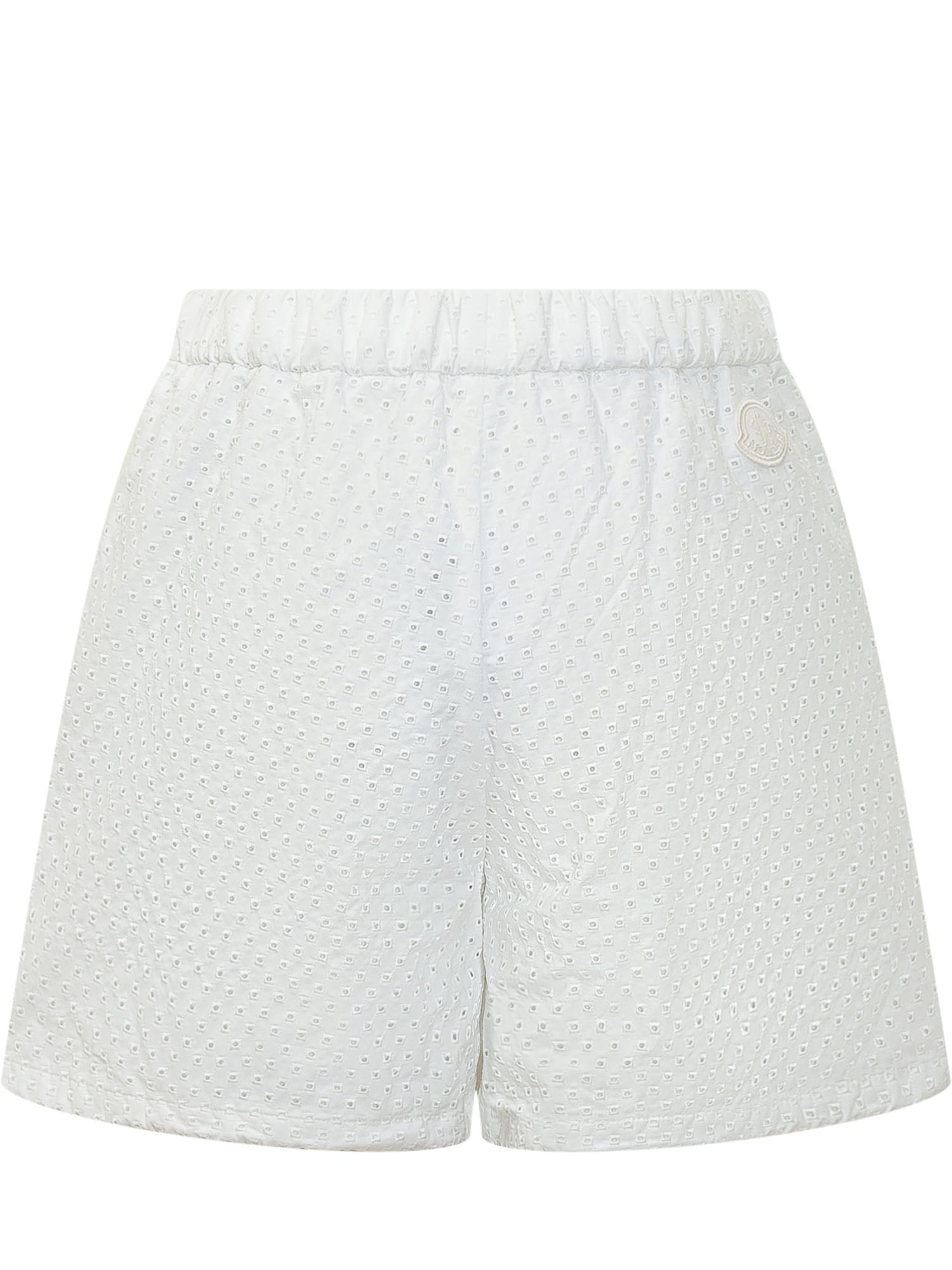 Shorts With Drawstring And Textured Pattern Moncler оригінал – Купити в Україні – вид ззаду