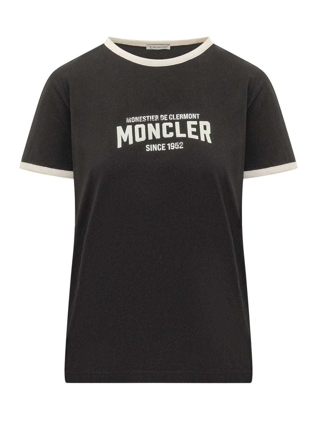 T-Shirt With Front Print And Contrasting Trims Moncler оригінал – Купити в Україні – боковий вид