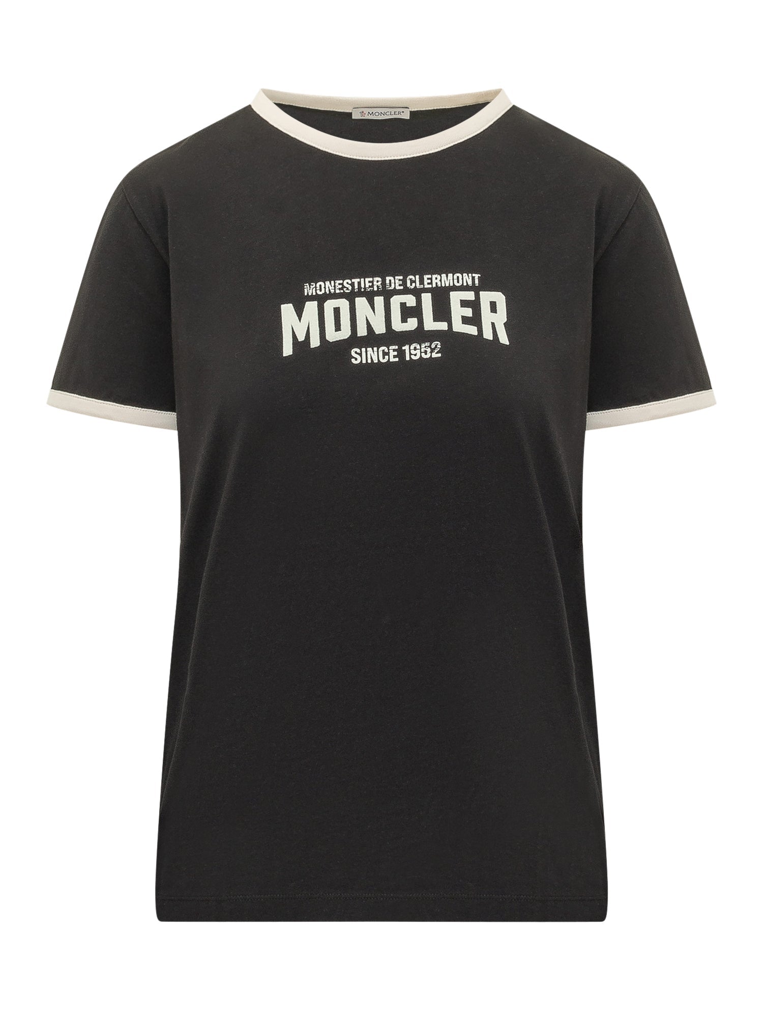 T-Shirt With Front Print And Contrasting Trims Moncler оригінал – Купити в Україні – боковий вид