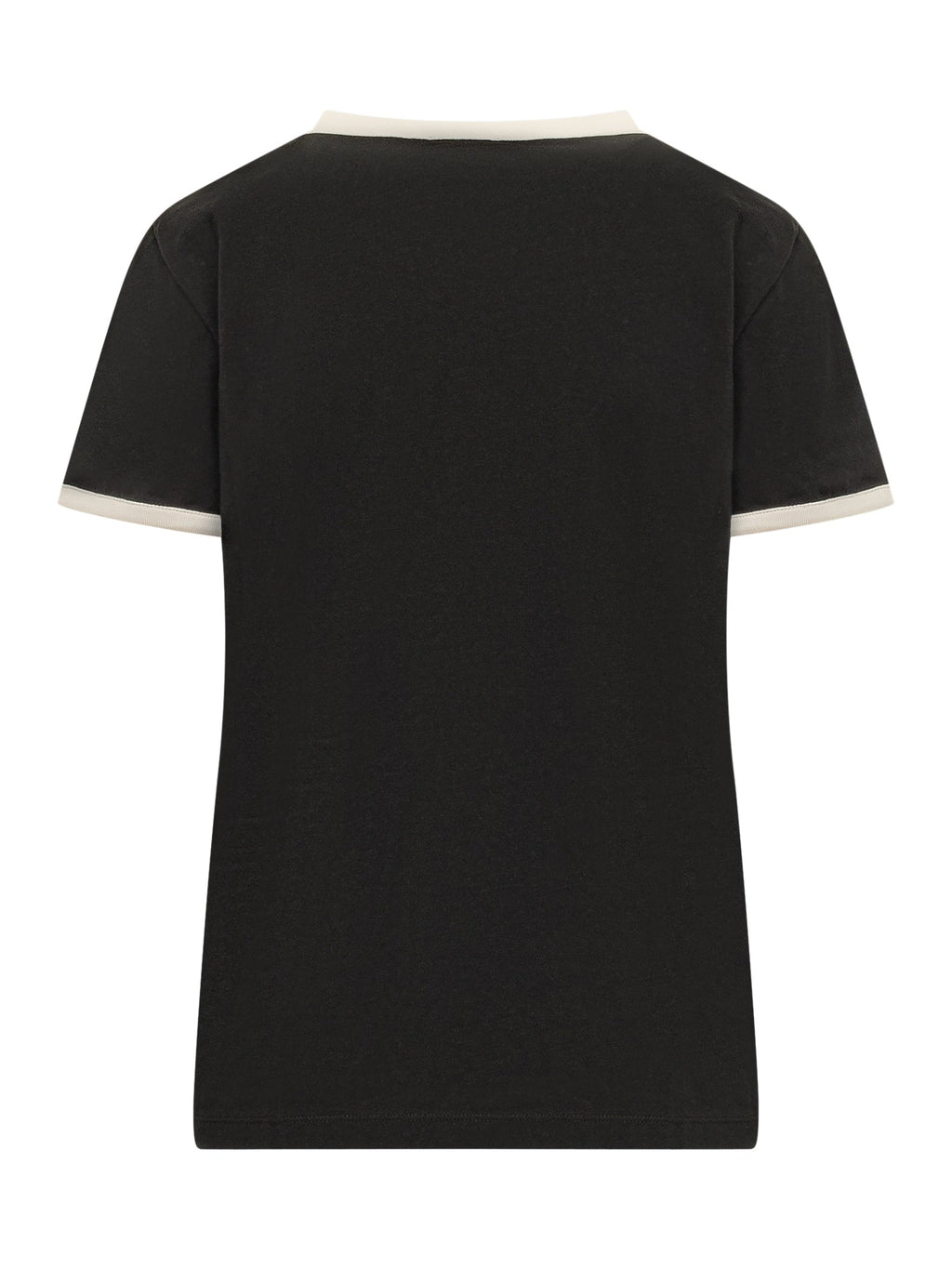 T-Shirt With Front Print And Contrasting Trims Moncler оригінал – Купити в Україні – вид ззаду