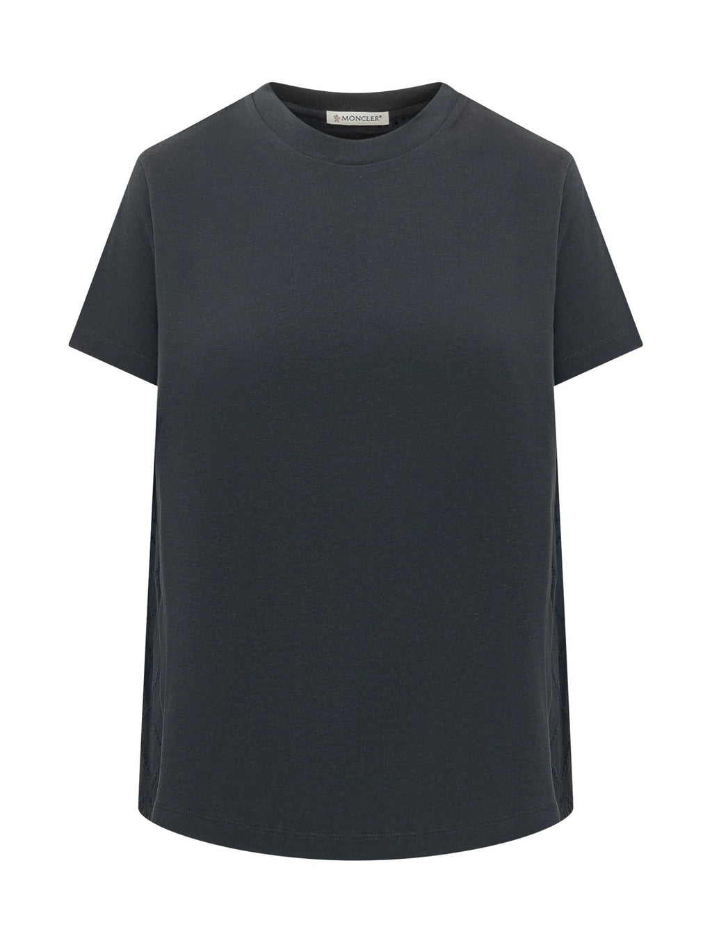 T-Shirt With Crew Neck And Short Sleeves Moncler оригінал – Купити в Україні – боковий вид