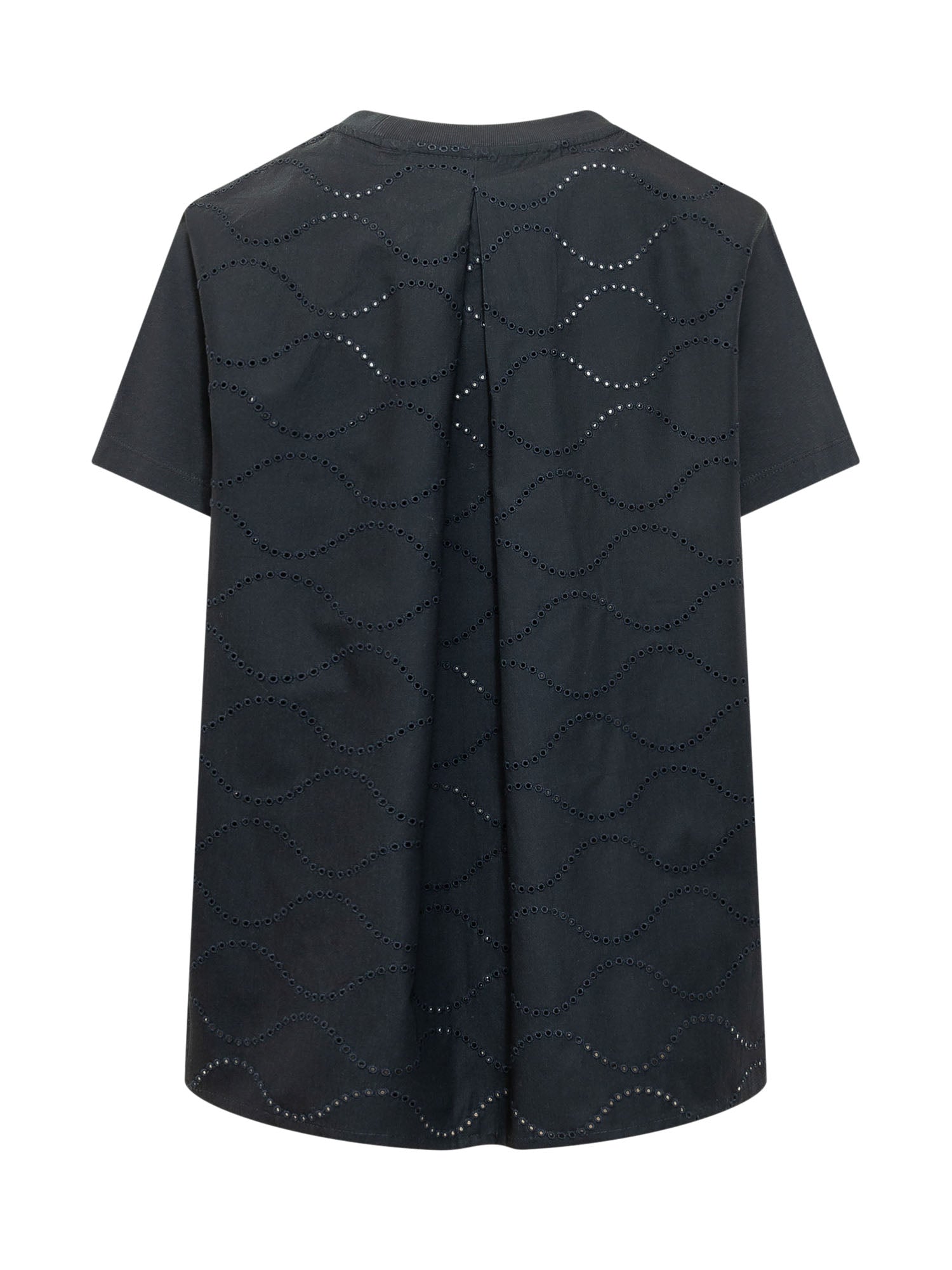 T-Shirt With Crew Neck And Short Sleeves Moncler оригінал – Купити в Україні – вид ззаду
