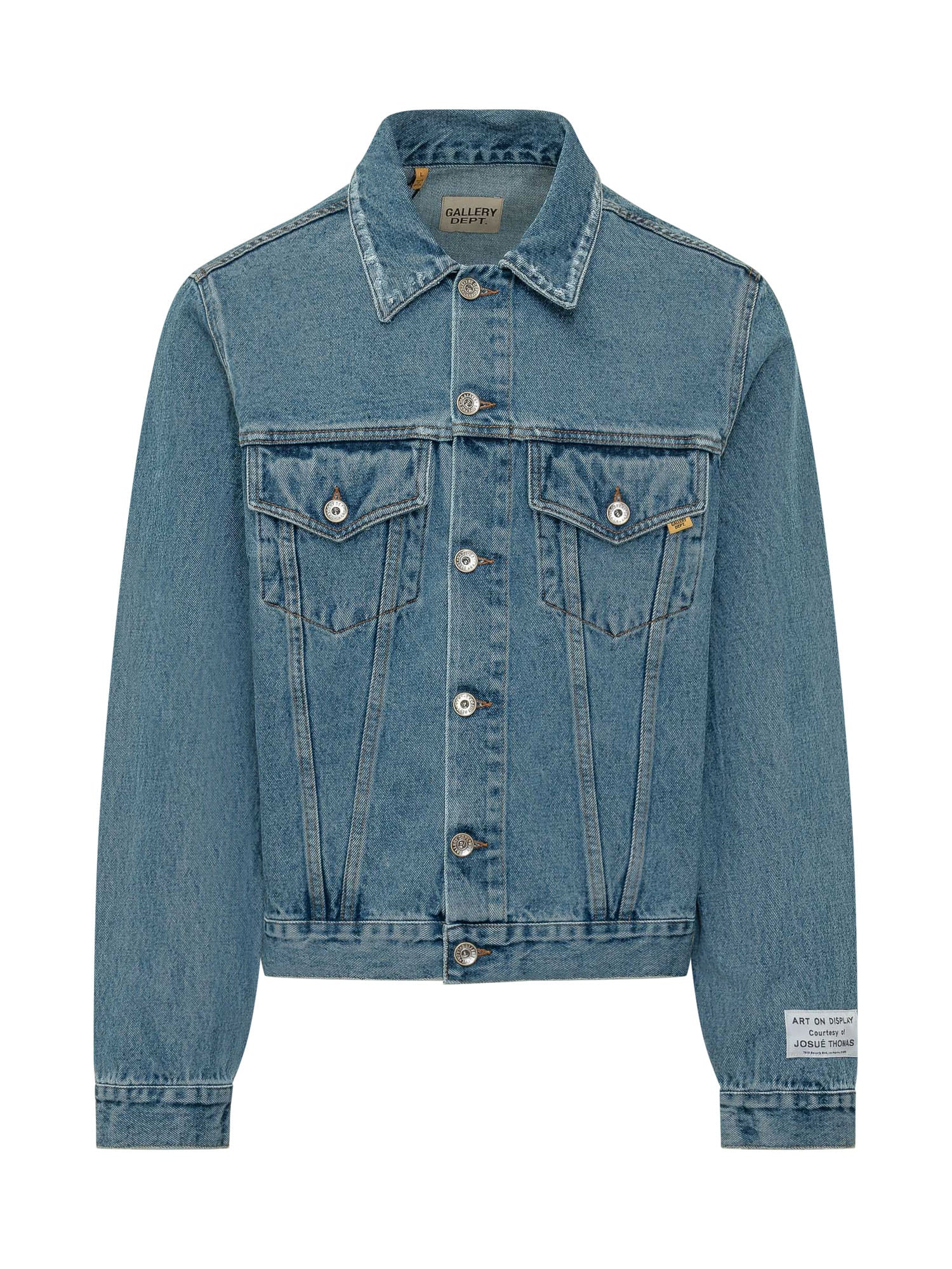 Оригінальна Denim Jacket With Pockets And Button Closure Gallery department – боковий вид