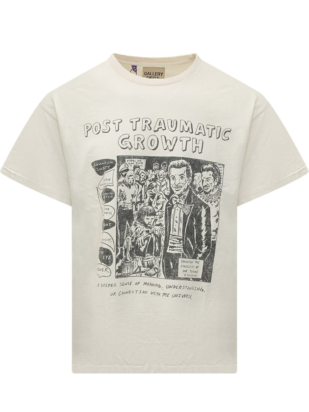 T-Shirt With Graphic Print And Lettering Gallery department оригінал – Купити в Україні – боковий вид