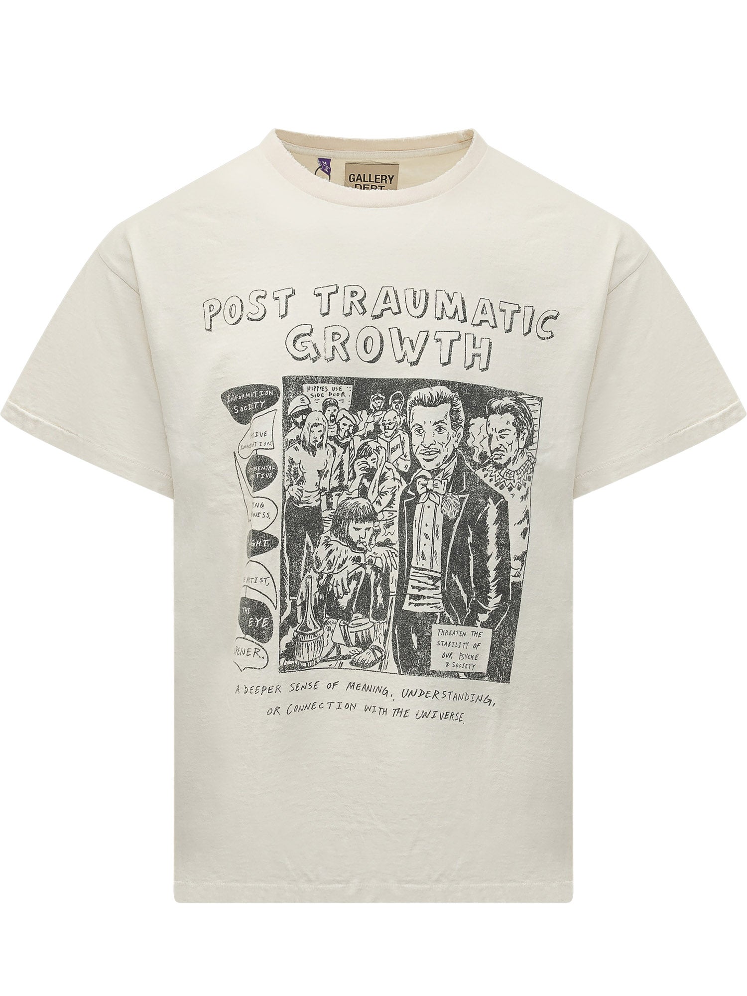 T-Shirt With Graphic Print And Lettering Gallery department оригінал – Купити в Україні – боковий вид