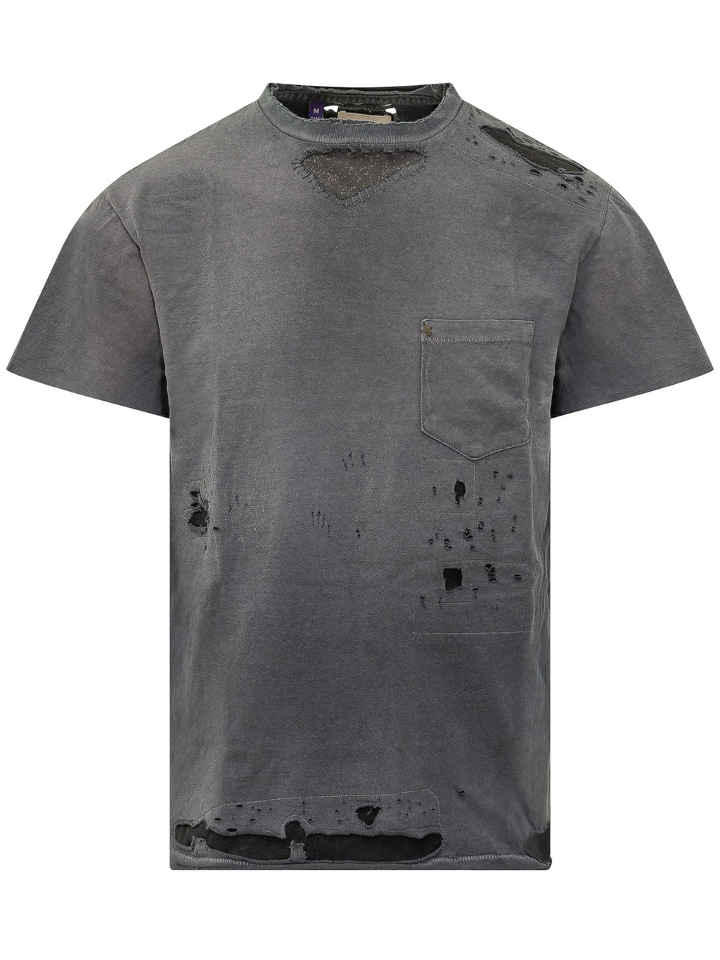 Оригінальна T-Shirt With Pocket And Distressed Details Gallery department – боковий вид