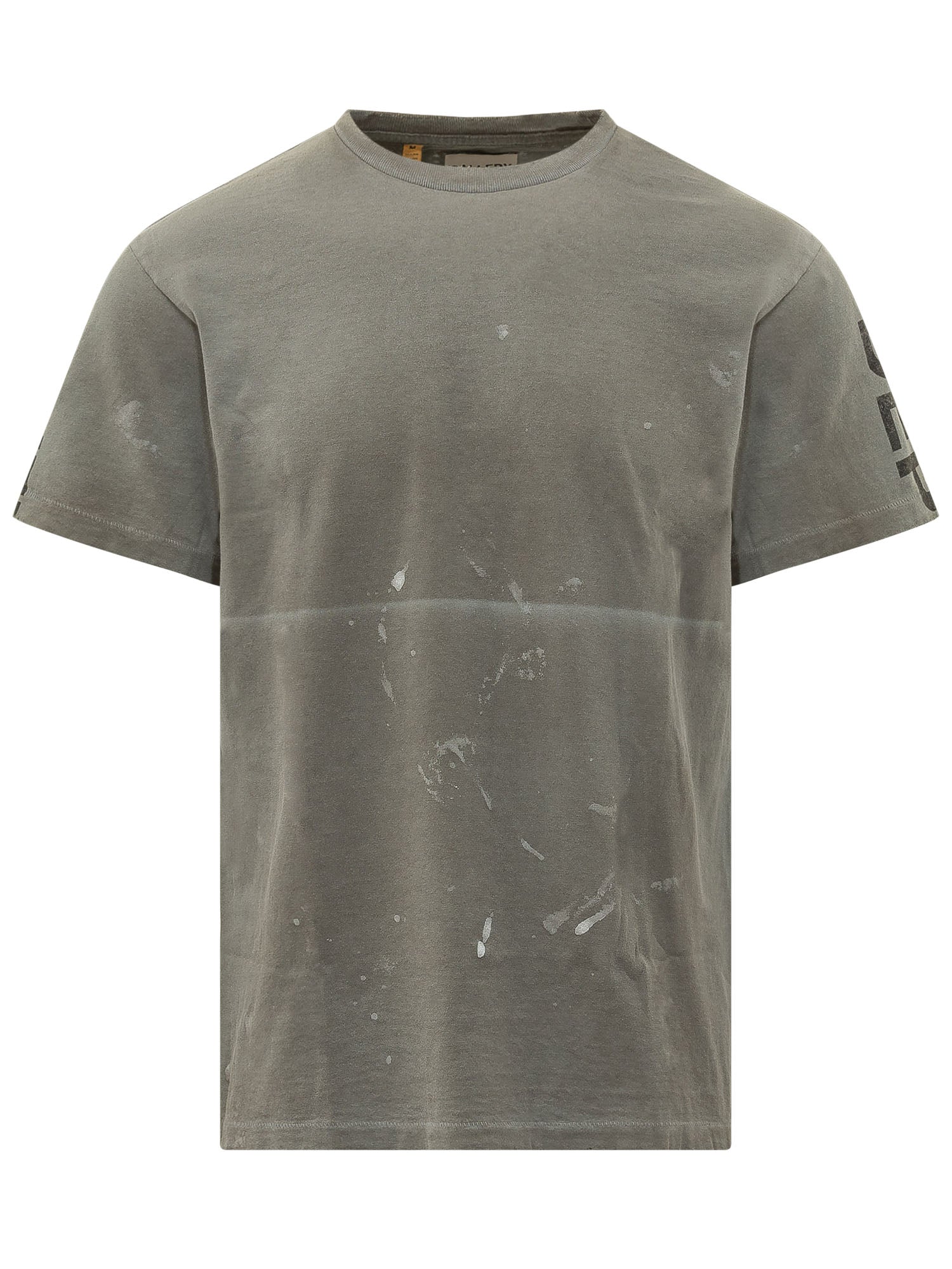 T-Shirt With Distressed Effect And Short Sleeves Gallery department – Гарантія оригінальності – боковий вид