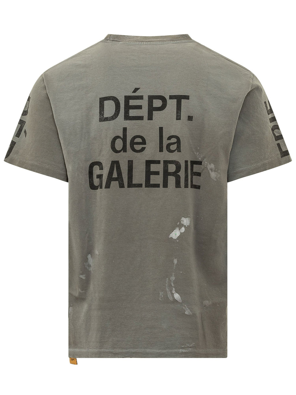 T-Shirt With Distressed Effect And Short Sleeves Gallery department – Гарантія оригінальності – вид ззаду