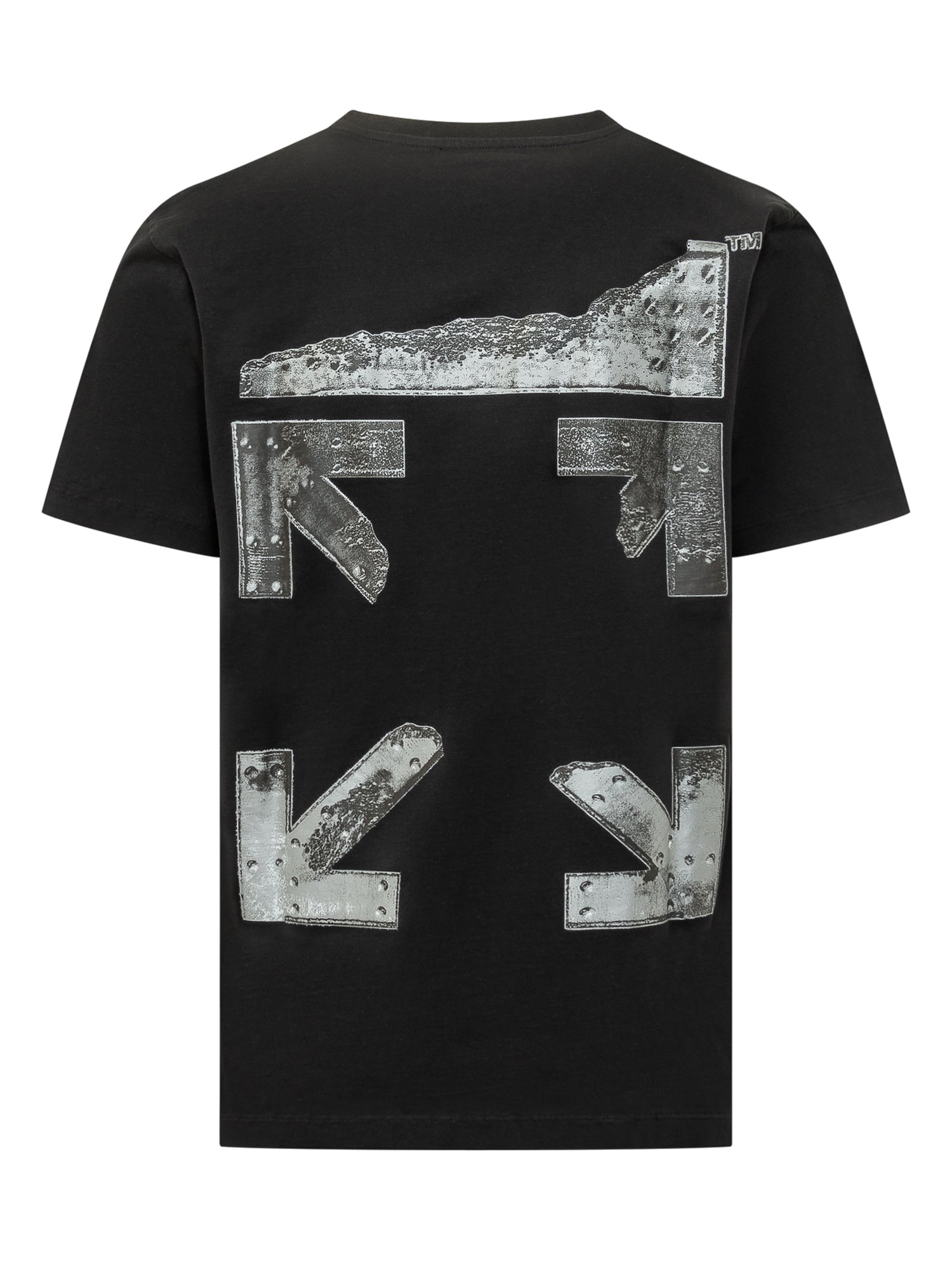 Оригінальна Metal Arrow Short Sleeve T-Shirt Off-white – вид ззаду